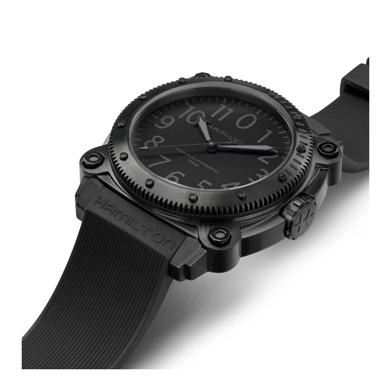 Hamilton H78505330 Khaki Navy Belowzero Auto Titanium 46mm