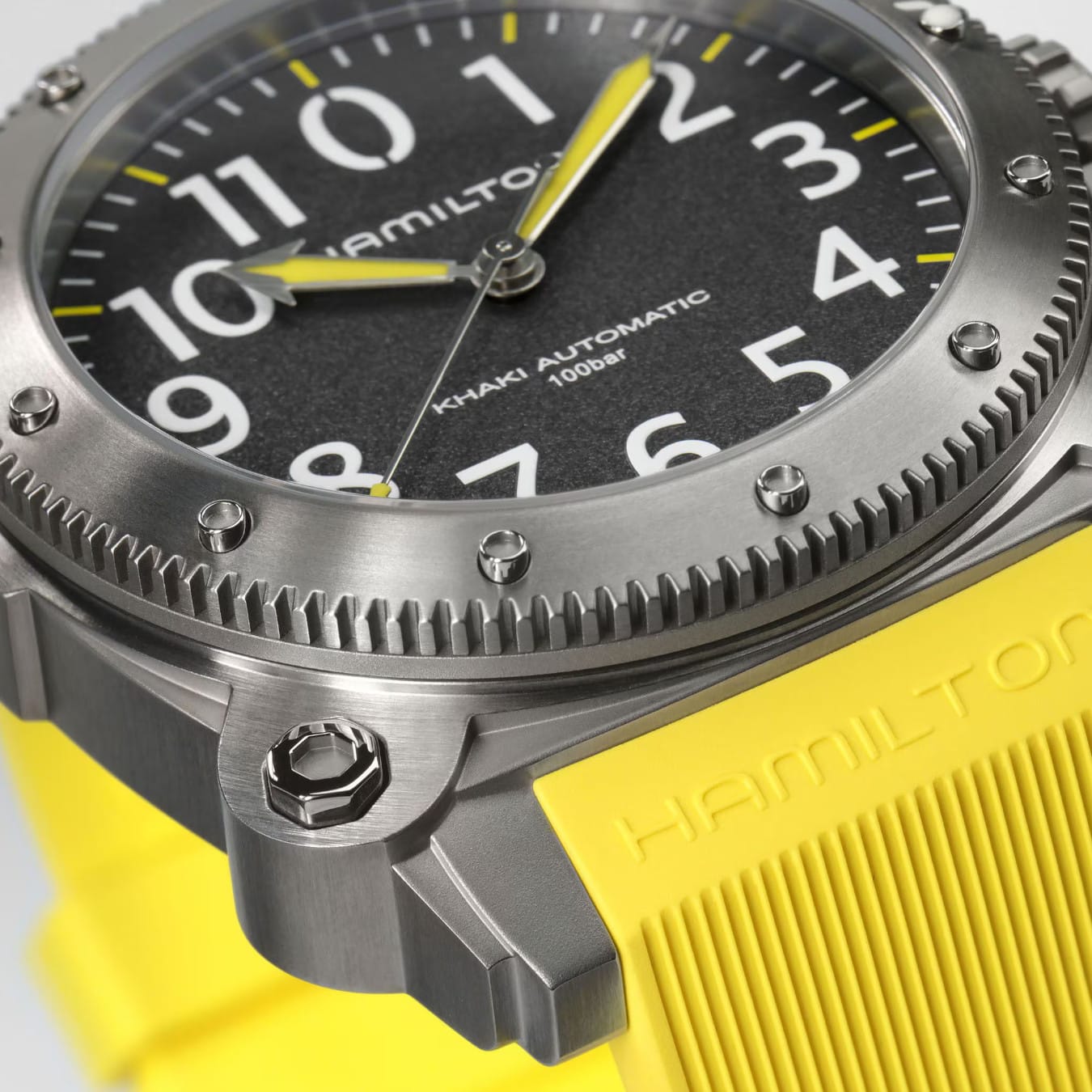 Hamilton H78535380 Khaki Navy Belowzero Auto Titanium 46mm