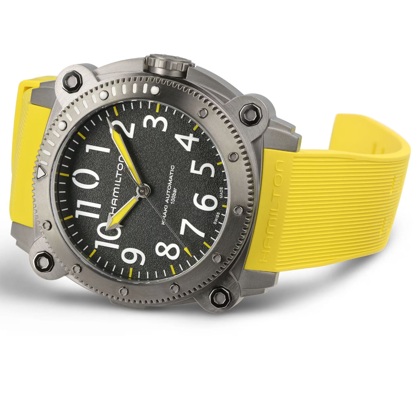 Hamilton H78535380 Khaki Navy Belowzero Auto Titanium 46mm