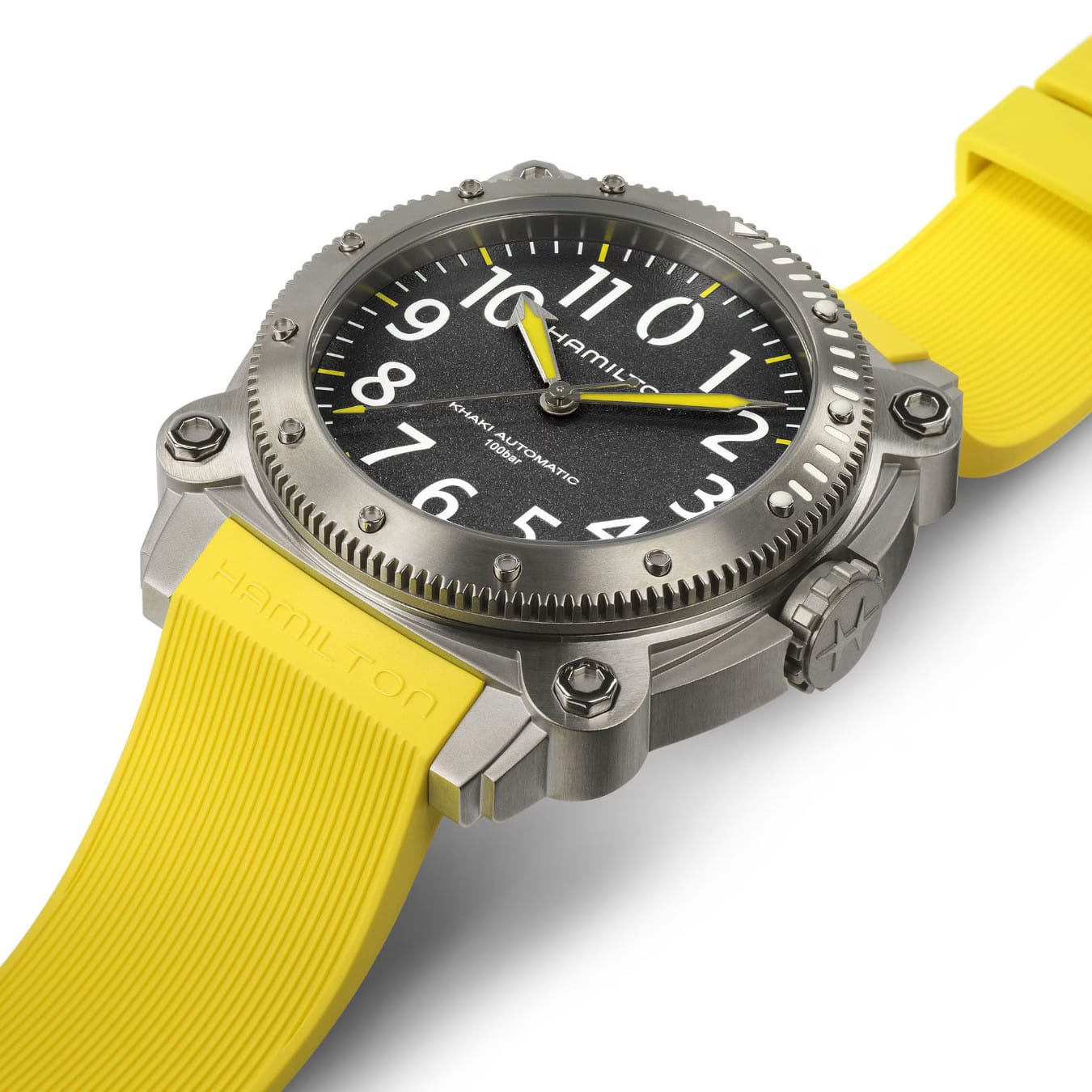 Hamilton H78535380 Khaki Navy Belowzero Auto Titanium 46mm