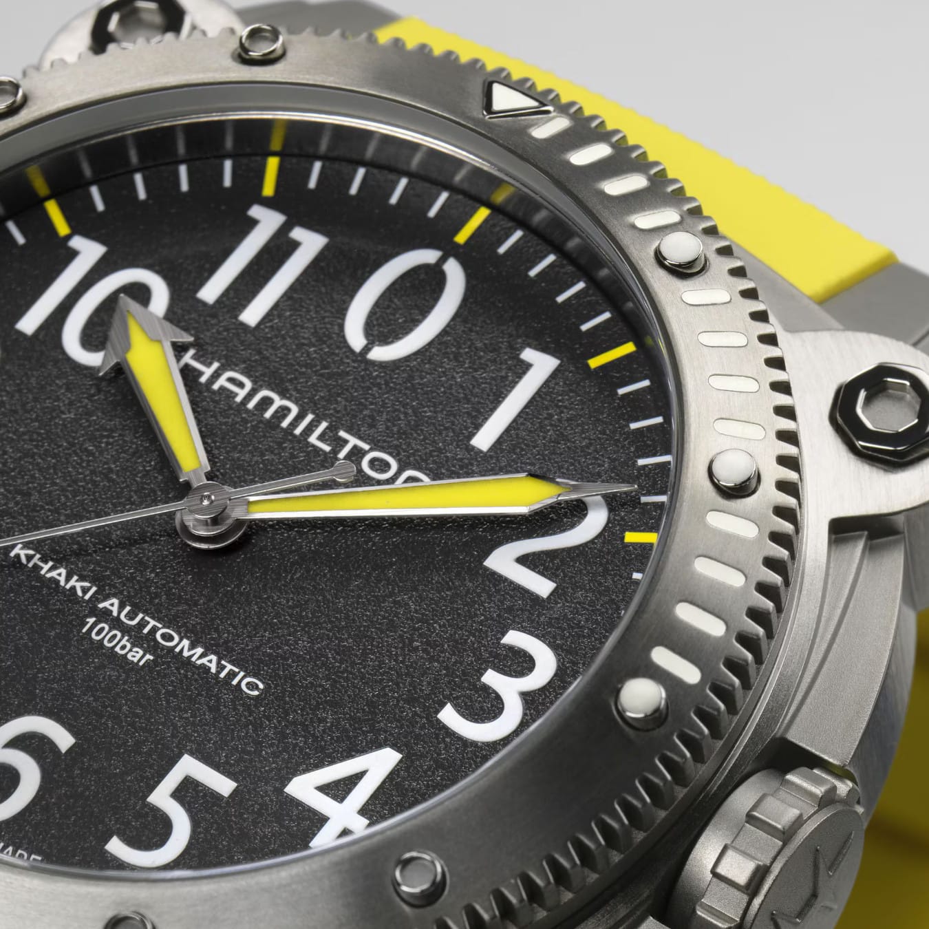 Hamilton H78535380 Khaki Navy Belowzero Auto Titanium 46mm