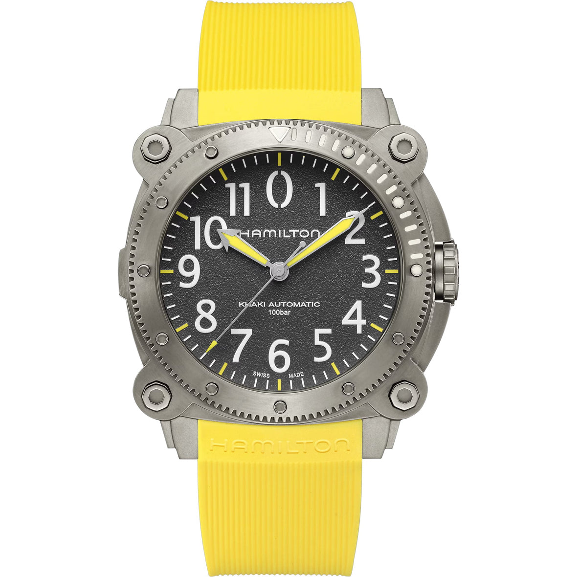 Hamilton H78535380 Khaki Navy Belowzero Auto Titanium 46mm
