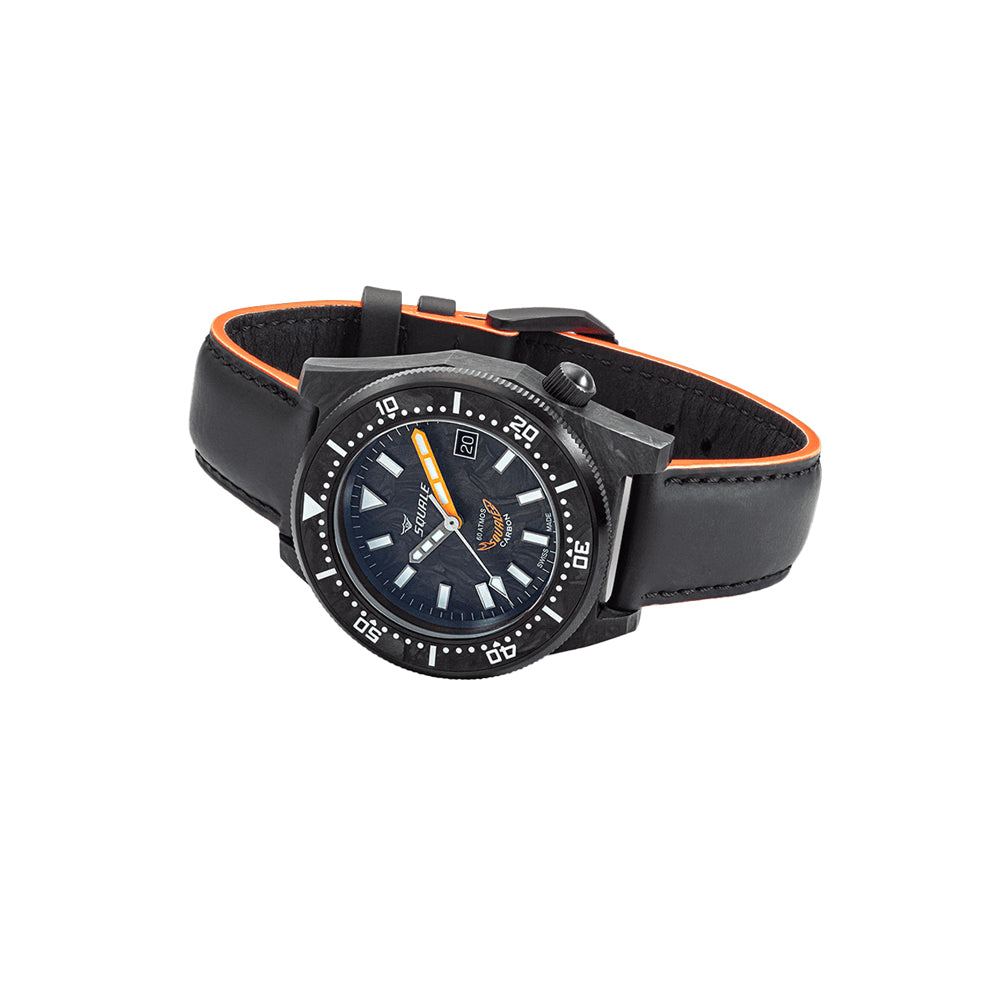 Squale T183 Forged Carbon Orange