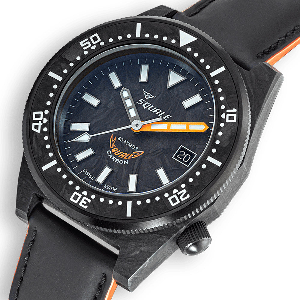 Squale T183 Forged Carbon Orange
