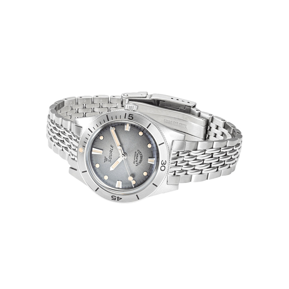 Squale Super-Squale Sunray Grey on Bracelet