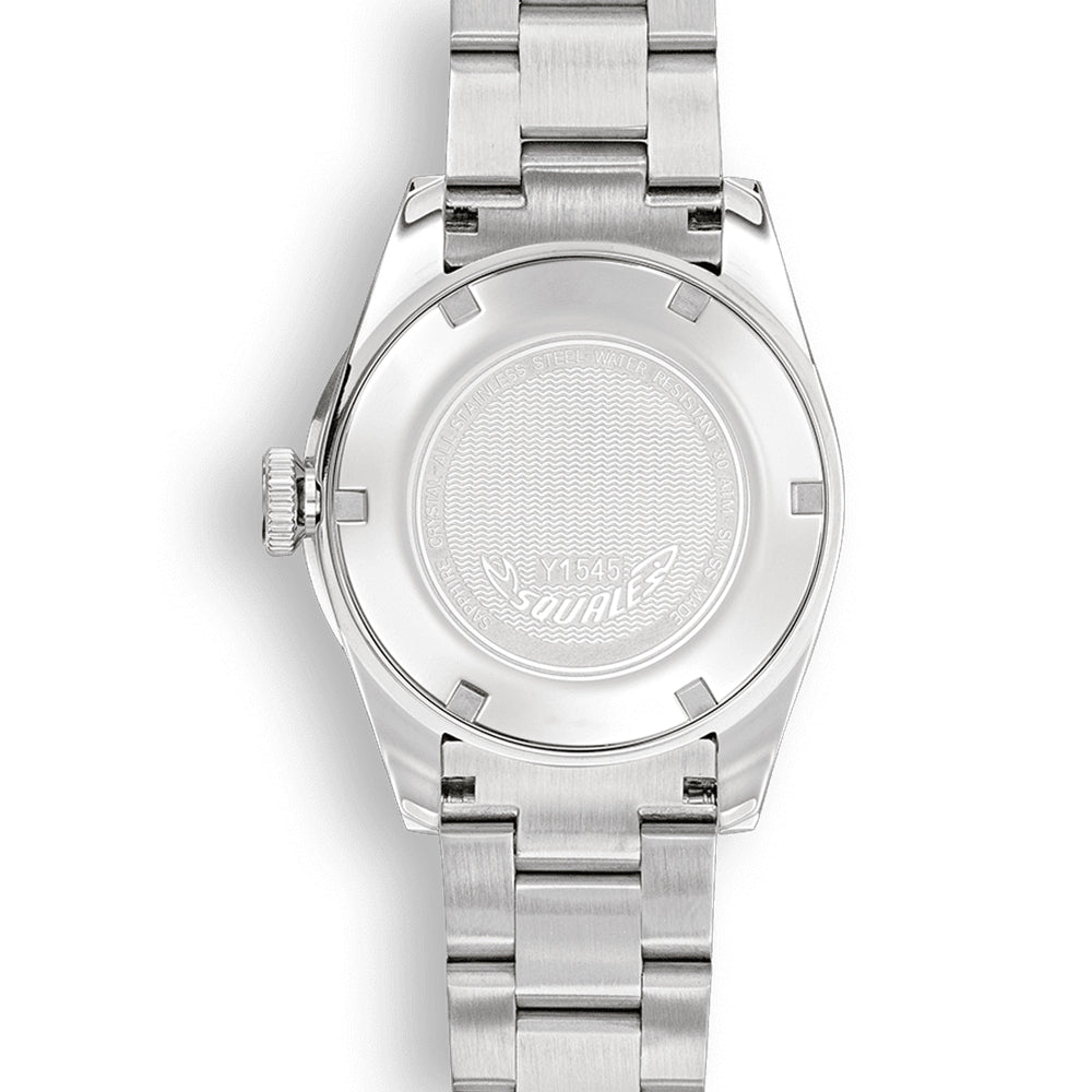 Squale 1545SSBK.AC 1545 Steel Black on Bracelet