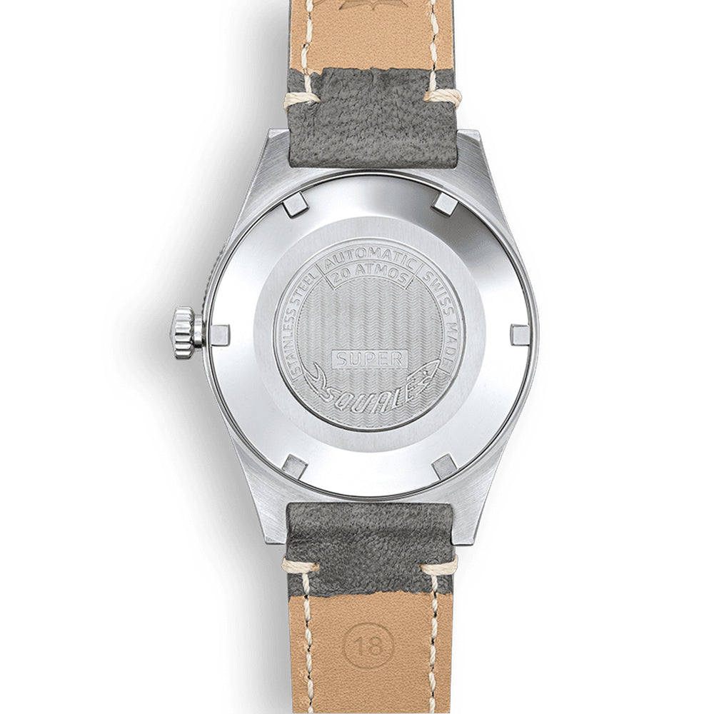 Squale Super-Squale Sunray Grey on Strap