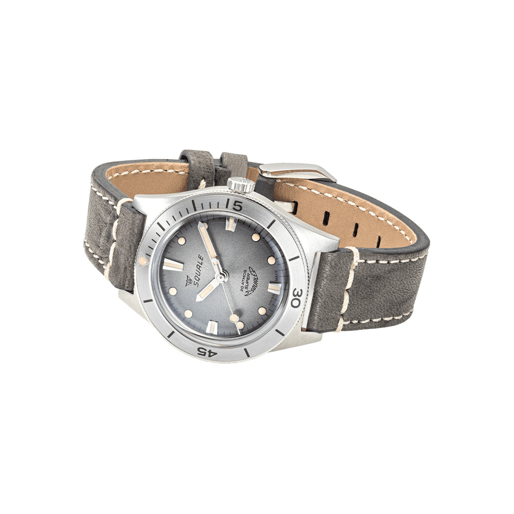 Squale Super-Squale Sunray Grey on Strap