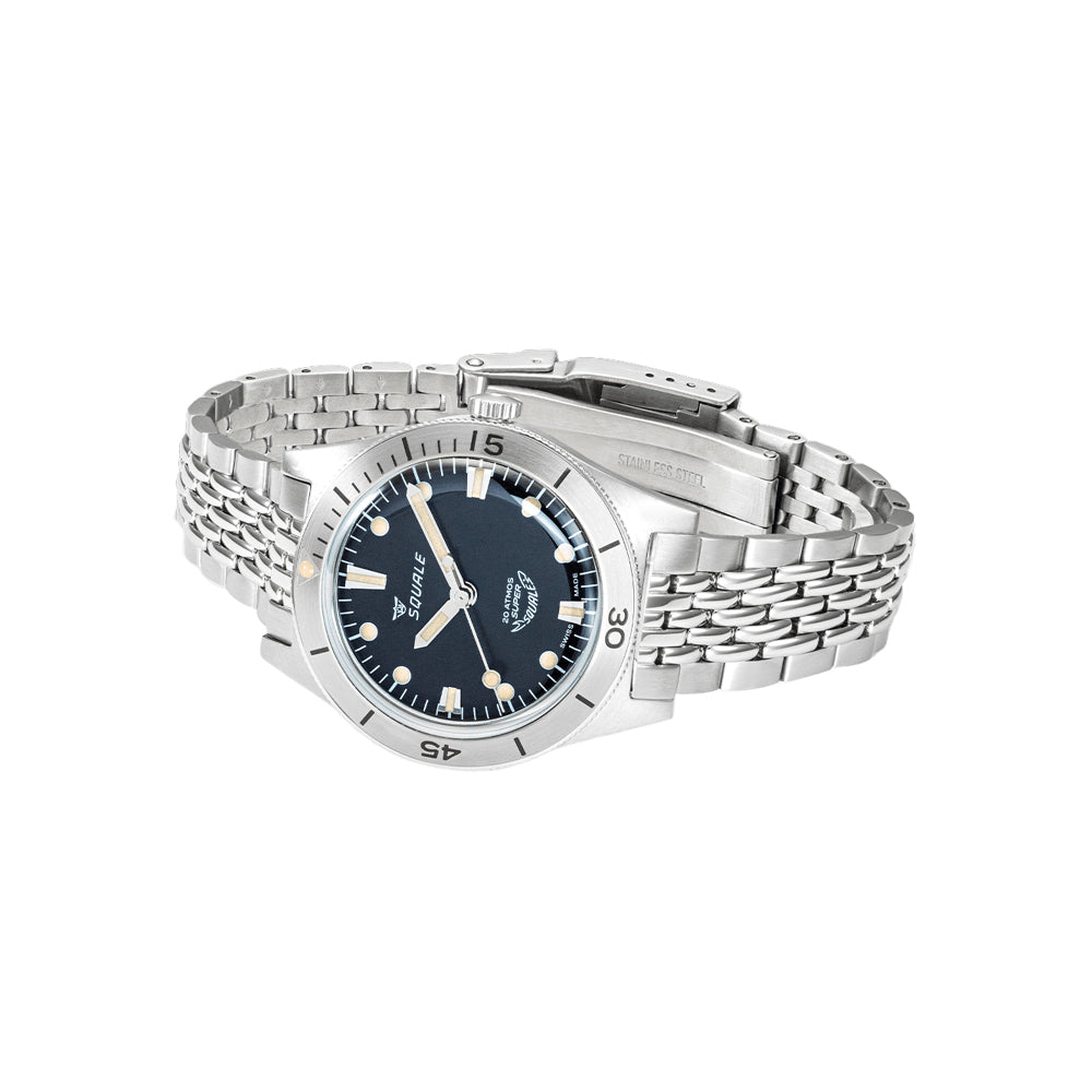 Squale Super-Squale Sunray Black on Bracelet