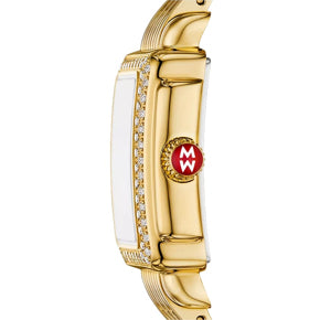 Michele MWW06D000173 Deco Madison Mini Diamond 18K Gold-Plated