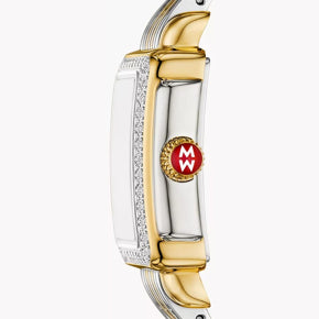 Michele MWW06D000172 Deco Madison Mini Diamond Two-Tone 18K Gold-Plated
