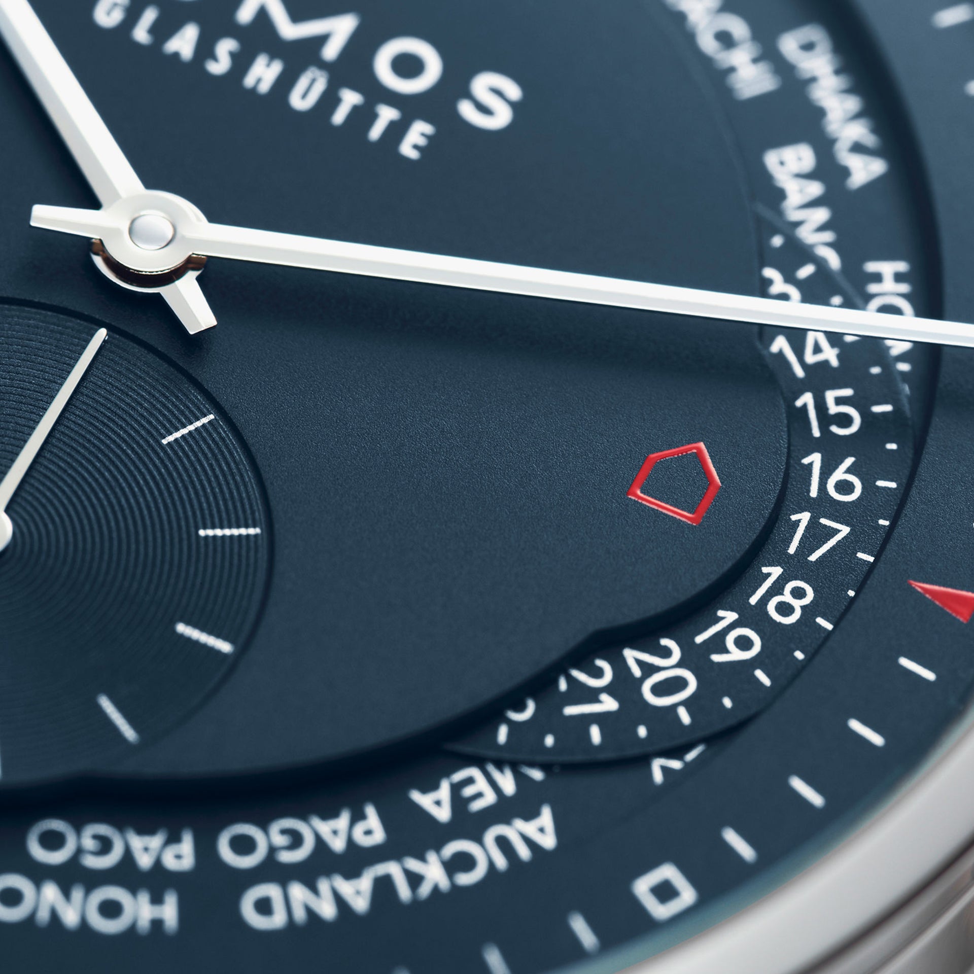NOMOS Glashütte Zurich Worldtimer True Blue