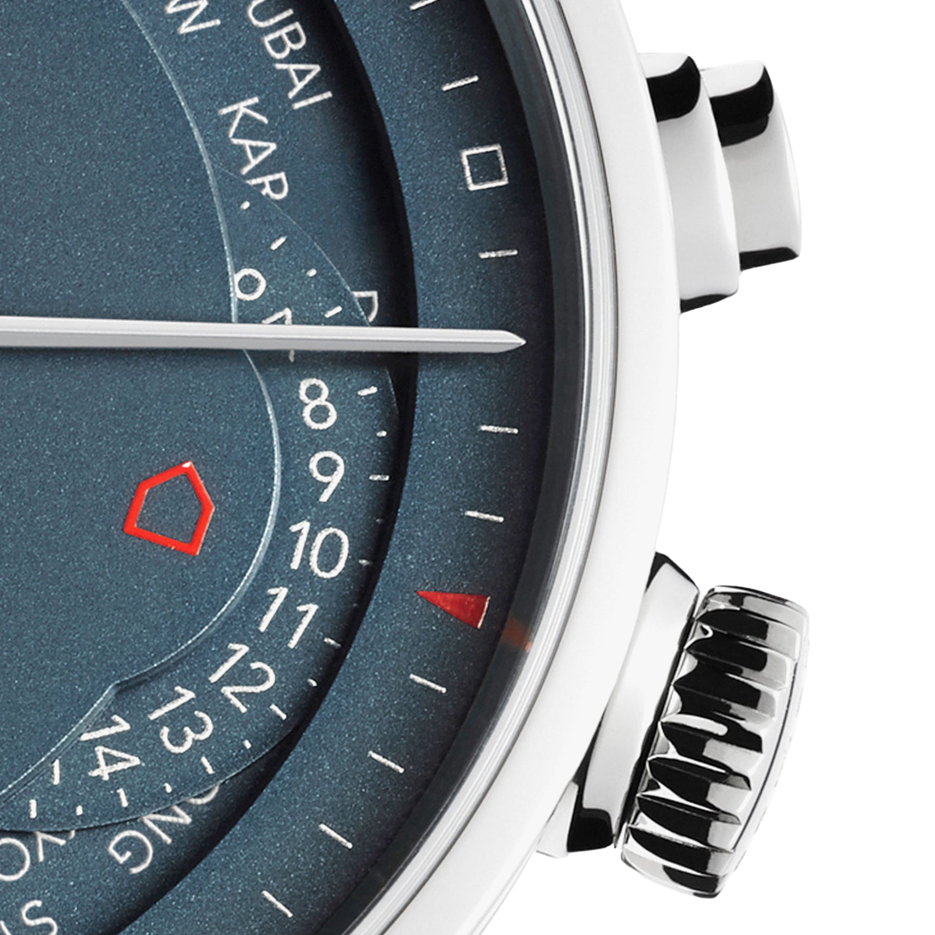 NOMOS Glashütte Zurich Worldtimer True Blue