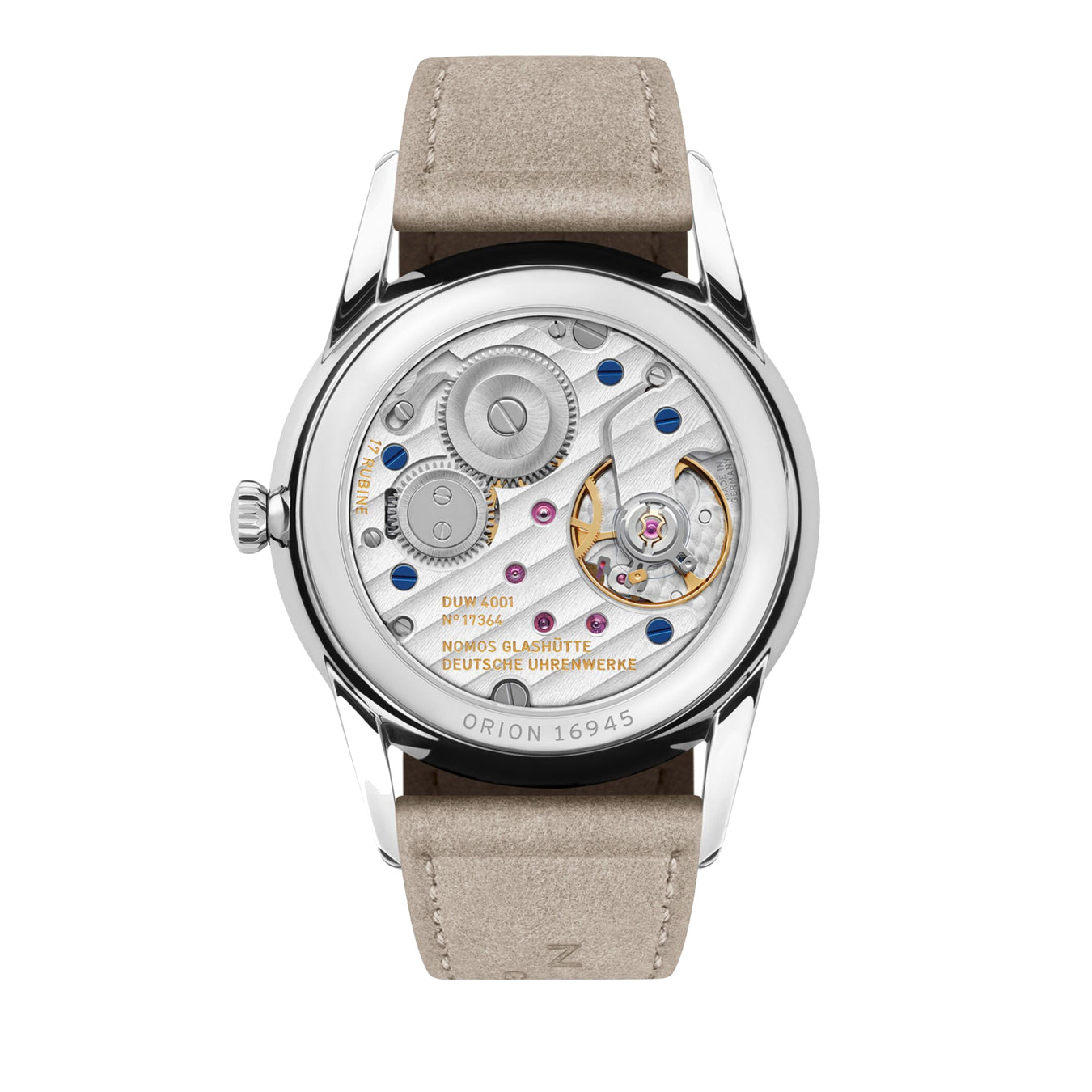 NOMOS Glashütte Orion Rose Sapphire Crystal