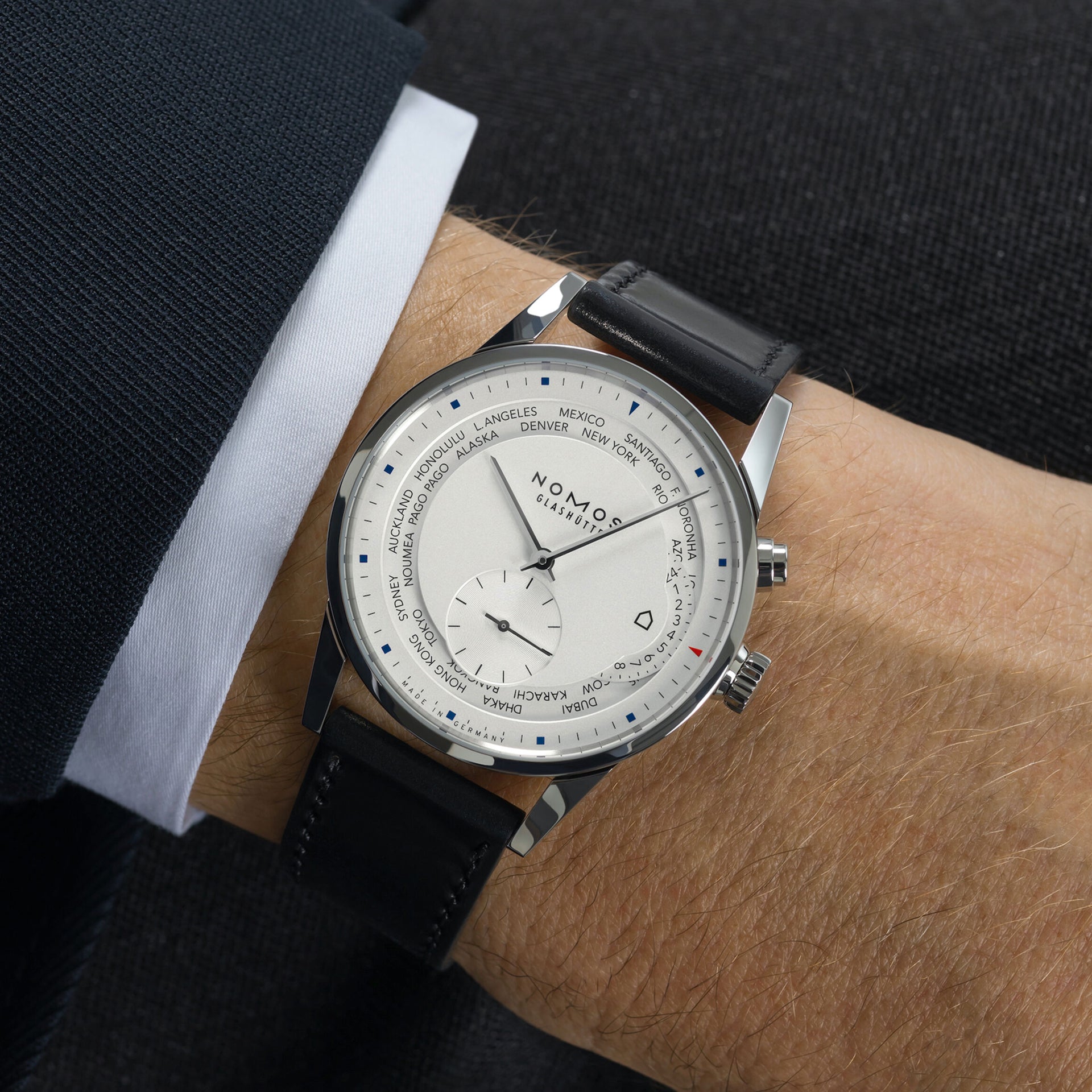 NOMOS Glashütte Zurich Weltzeit