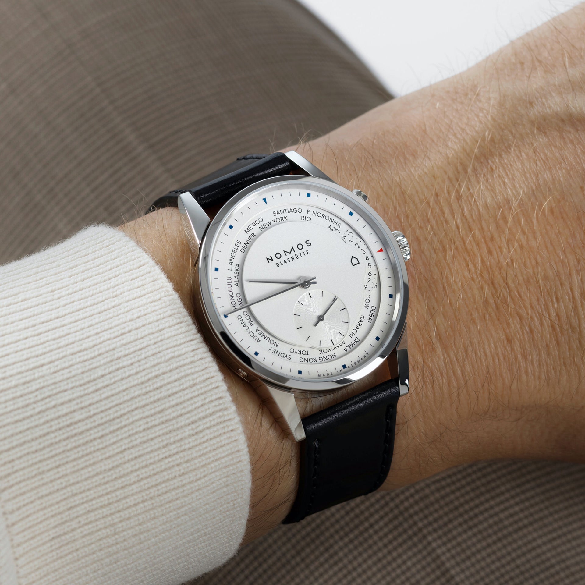 NOMOS Glashütte Zurich Weltzeit