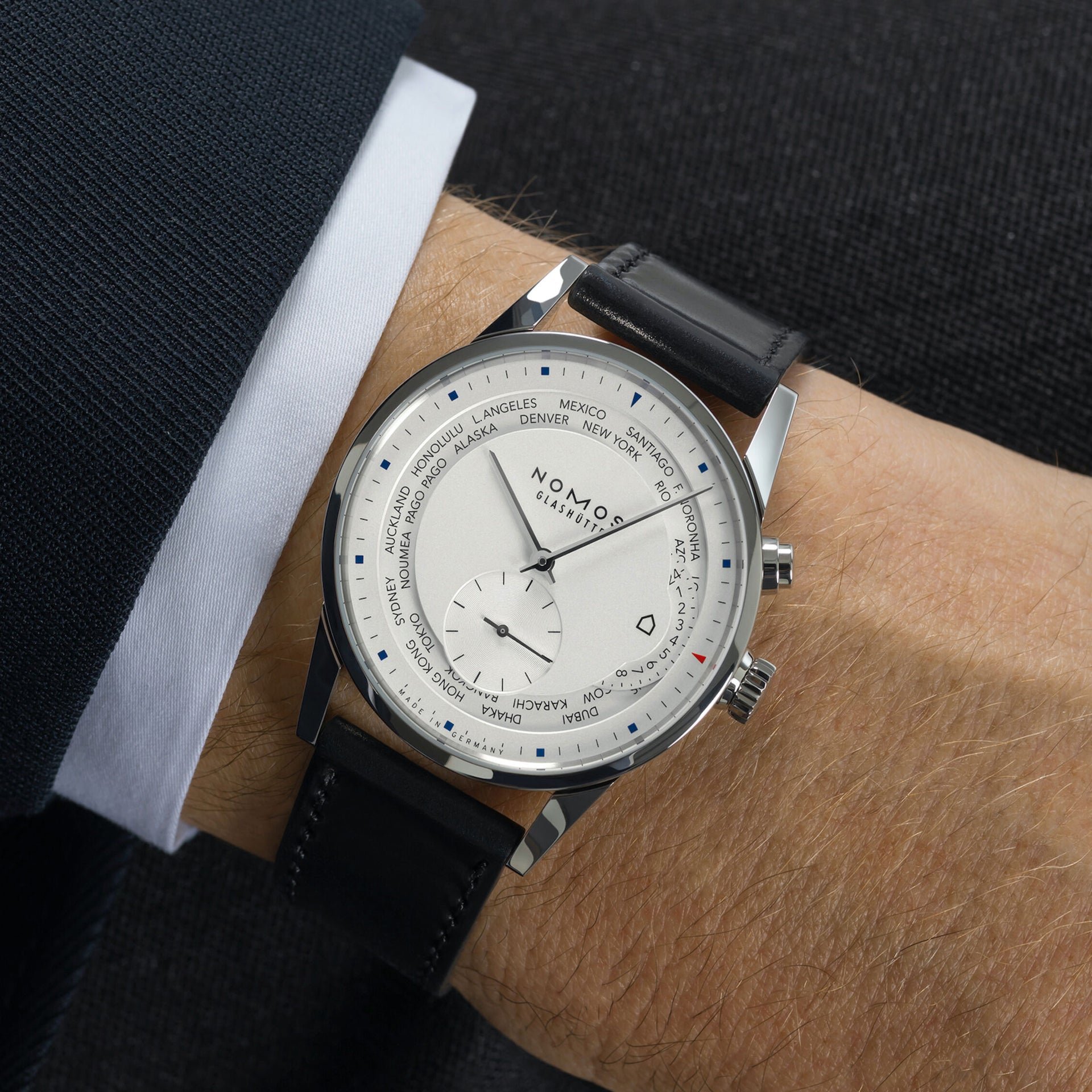 NOMOS Glashütte Zurich Weltzeit