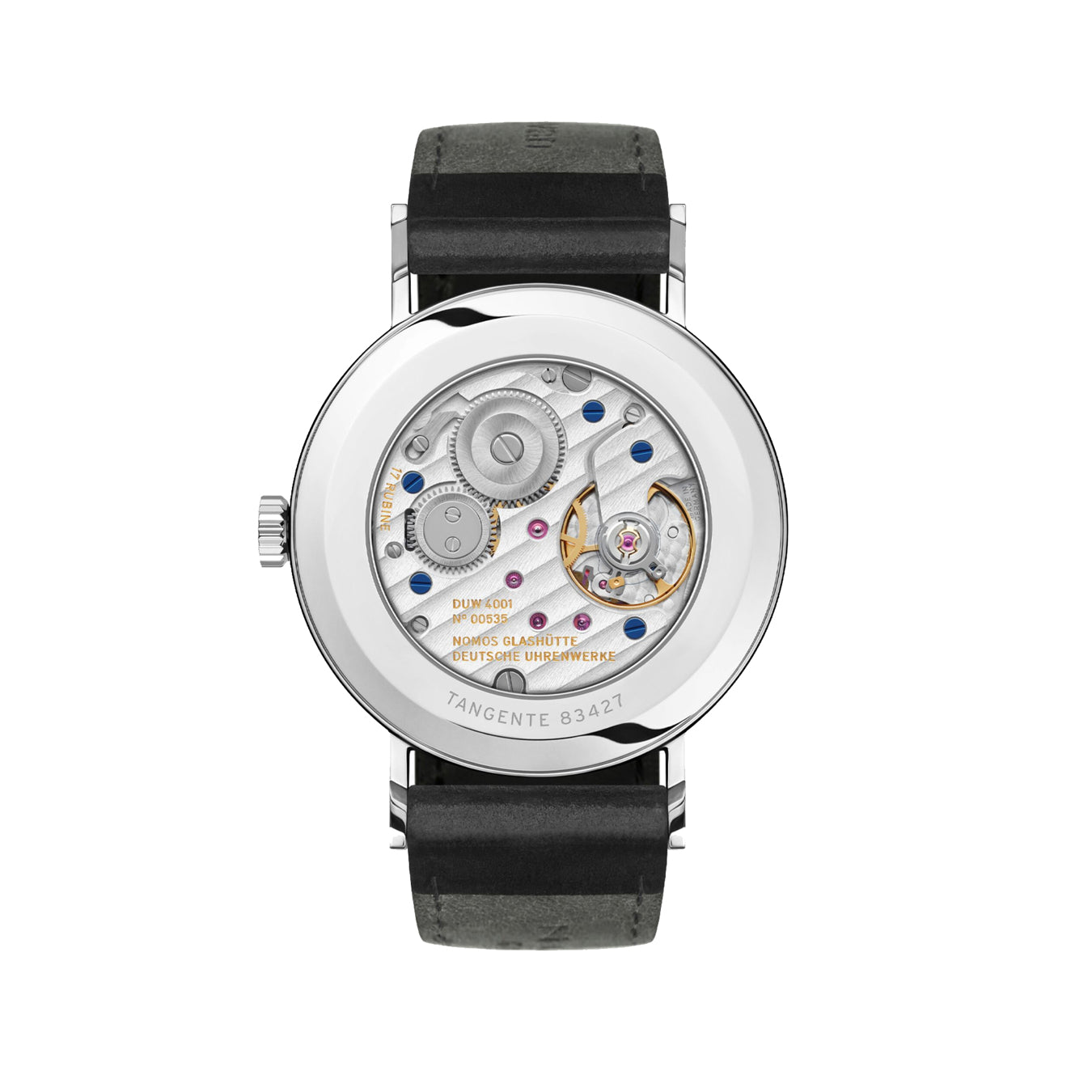 NOMOS Glashütte Tangente Sapphire Caseback