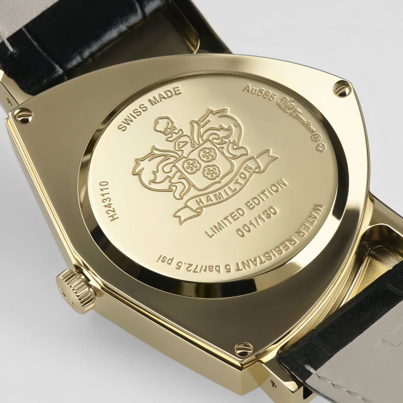 Hamilton H24311730 Ventura Quartz Gold | Limited Edition 33mm x 52mm