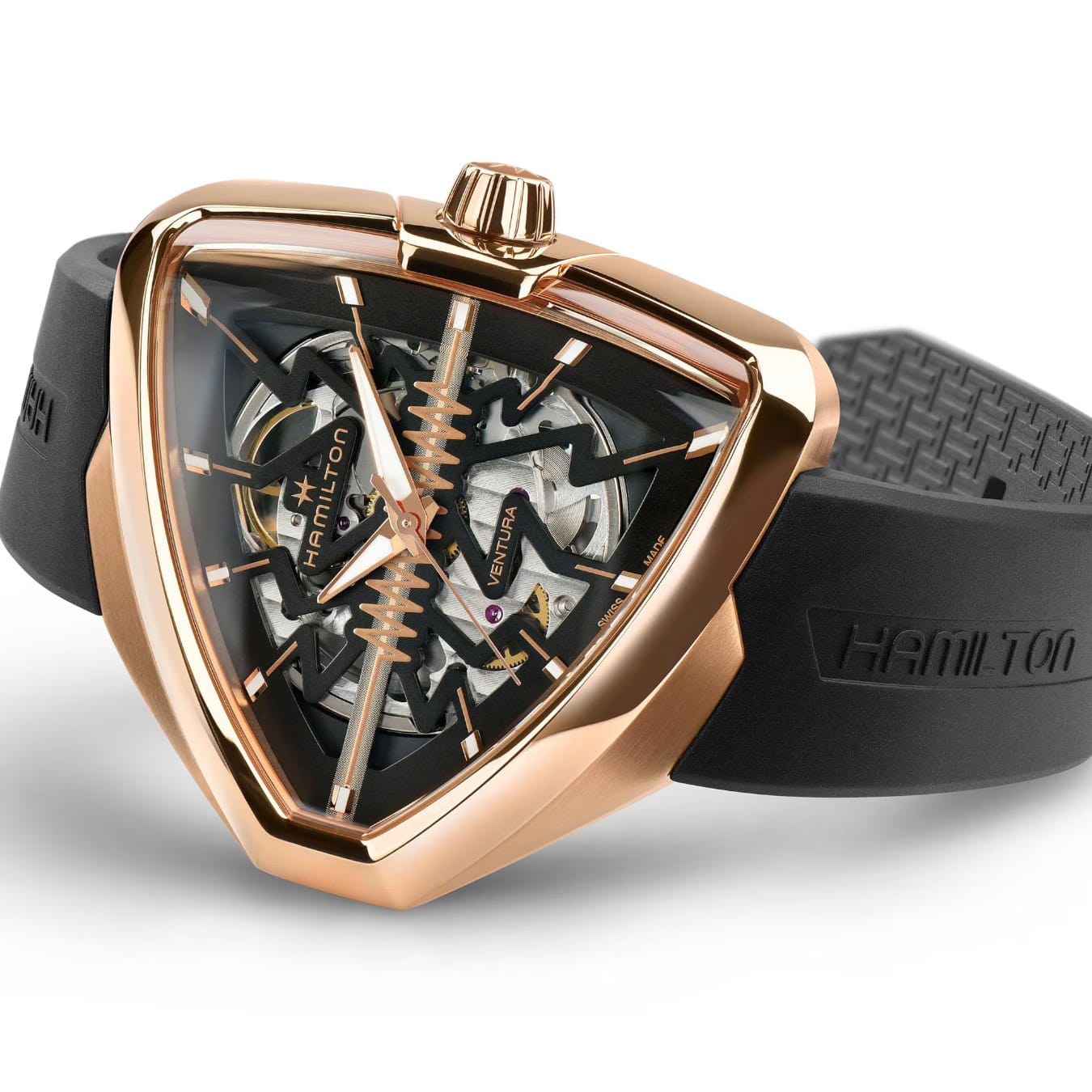 Hamilton H24525331 Ventura Elvis80 Skeleton Auto 42mm x 45mm