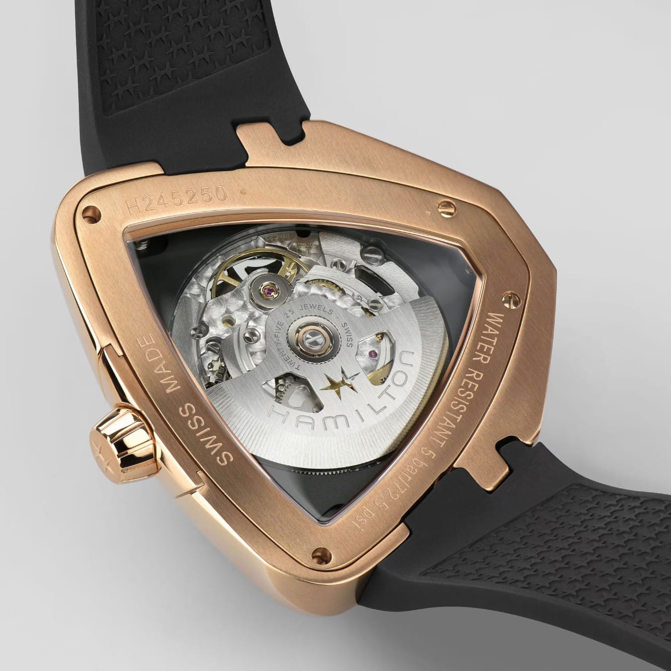 Hamilton H24525332 Ventura Elvis80 Skeleton Auto 42mm x 45mm