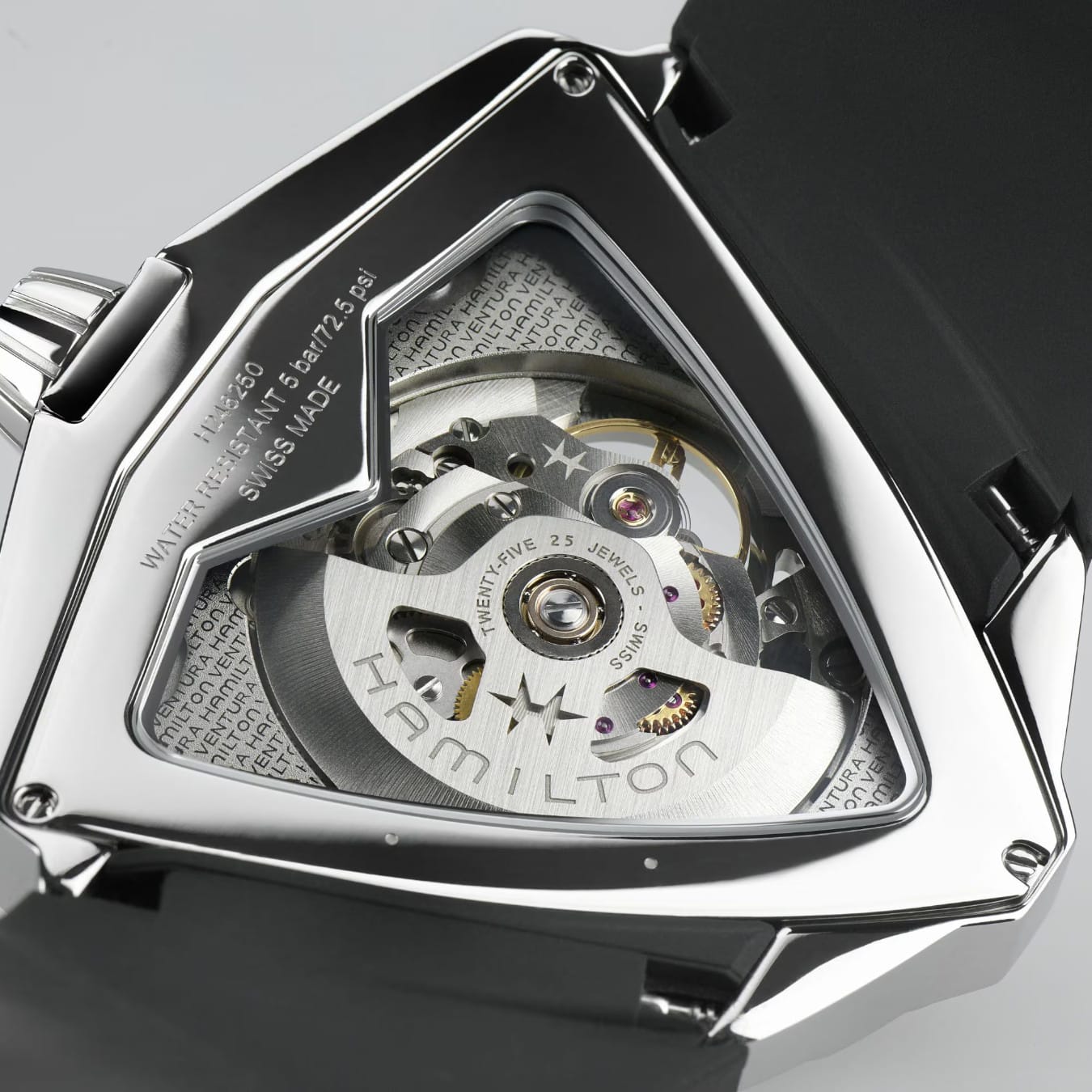 Hamilton H24625330 Ventura XXL Skeleton Auto 46mm x 46mm