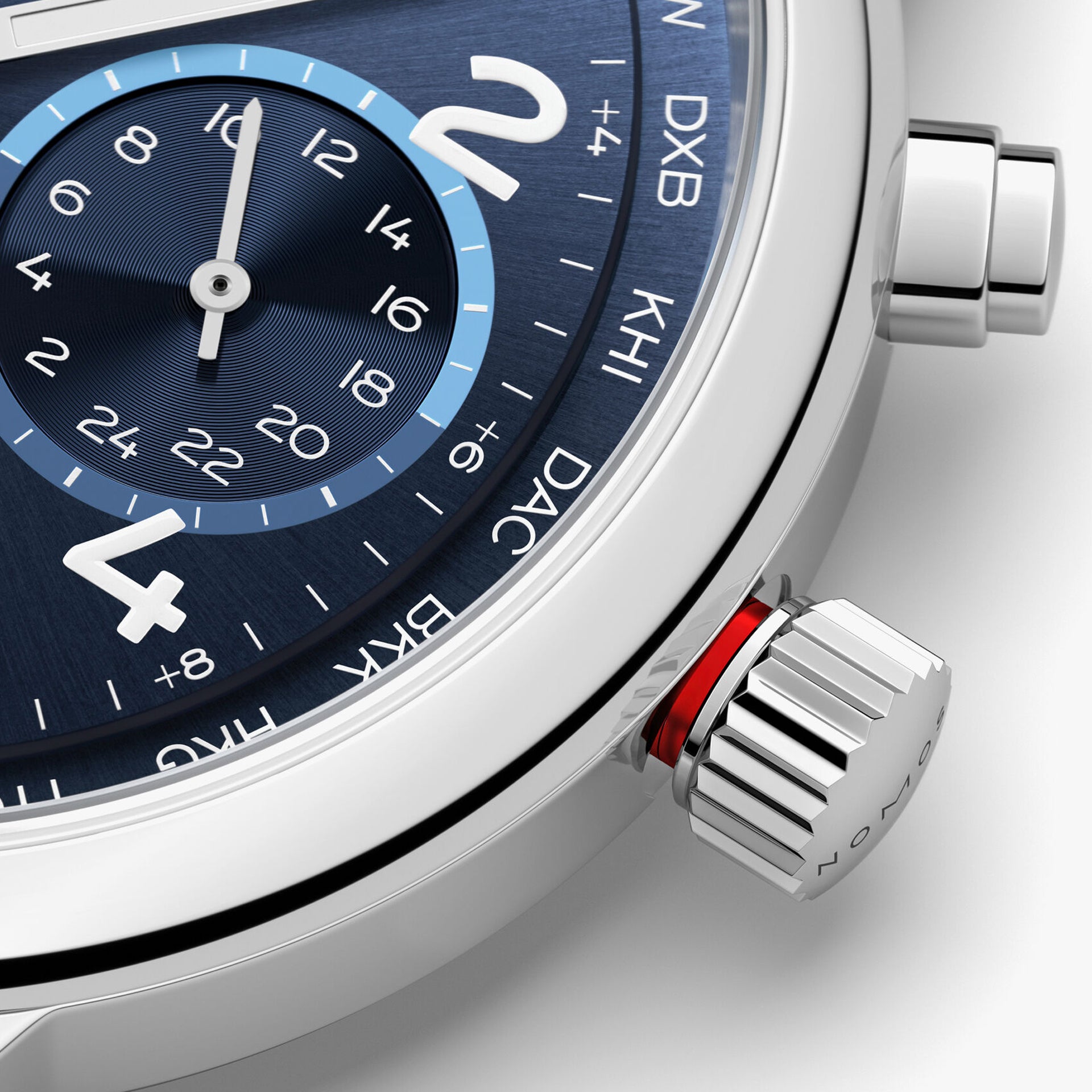 NOMOS Glashütte Club Sport Neomatik Worldtimer Blue