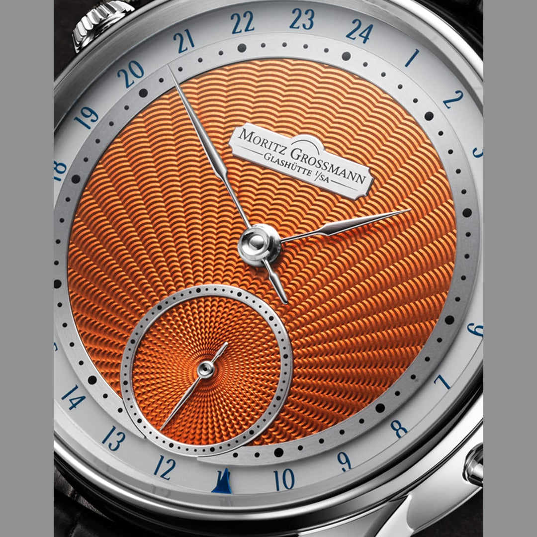 Moritz Grossmann MG-003890 GMT Guilloché Orange