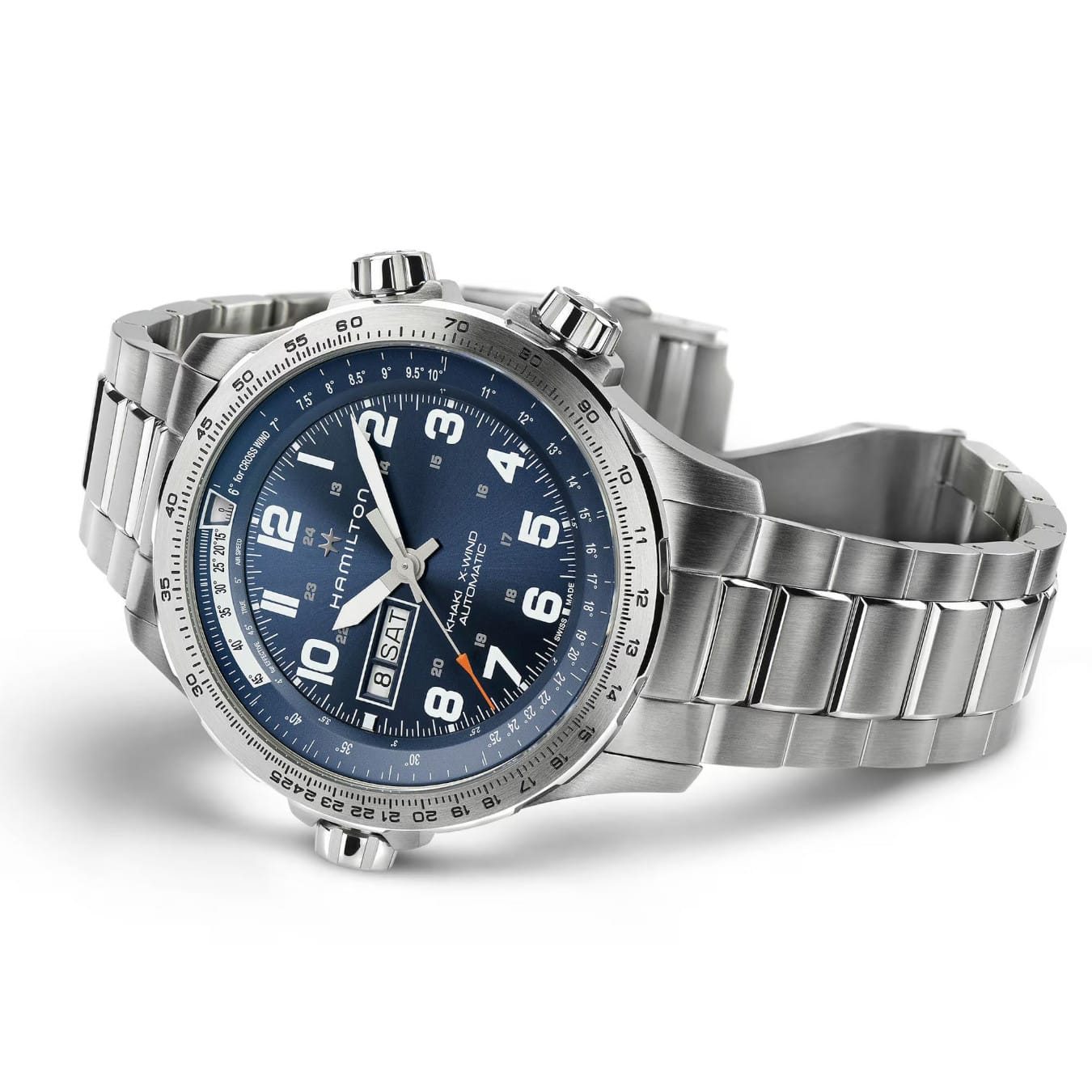 Hamilton H77765141 Khaki Aviation X-Wind Day Date Auto 45mm