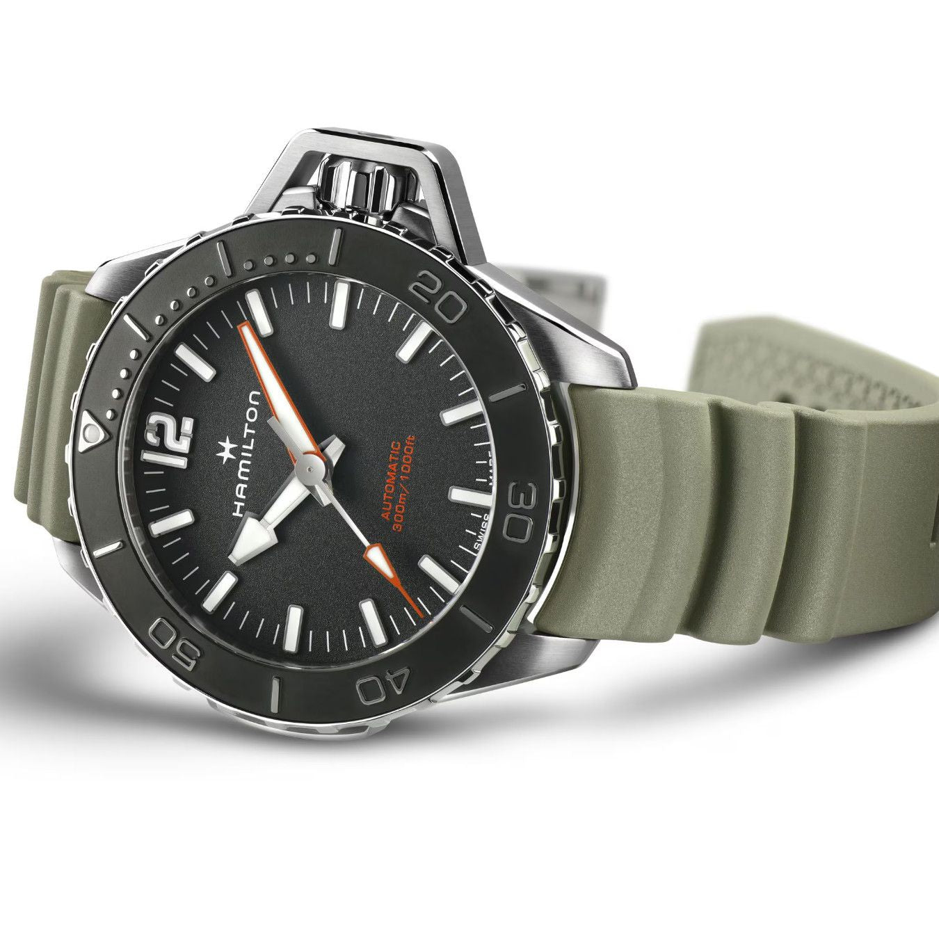 Hamilton H77825331 Khaki Navy Frogman Auto 46mm