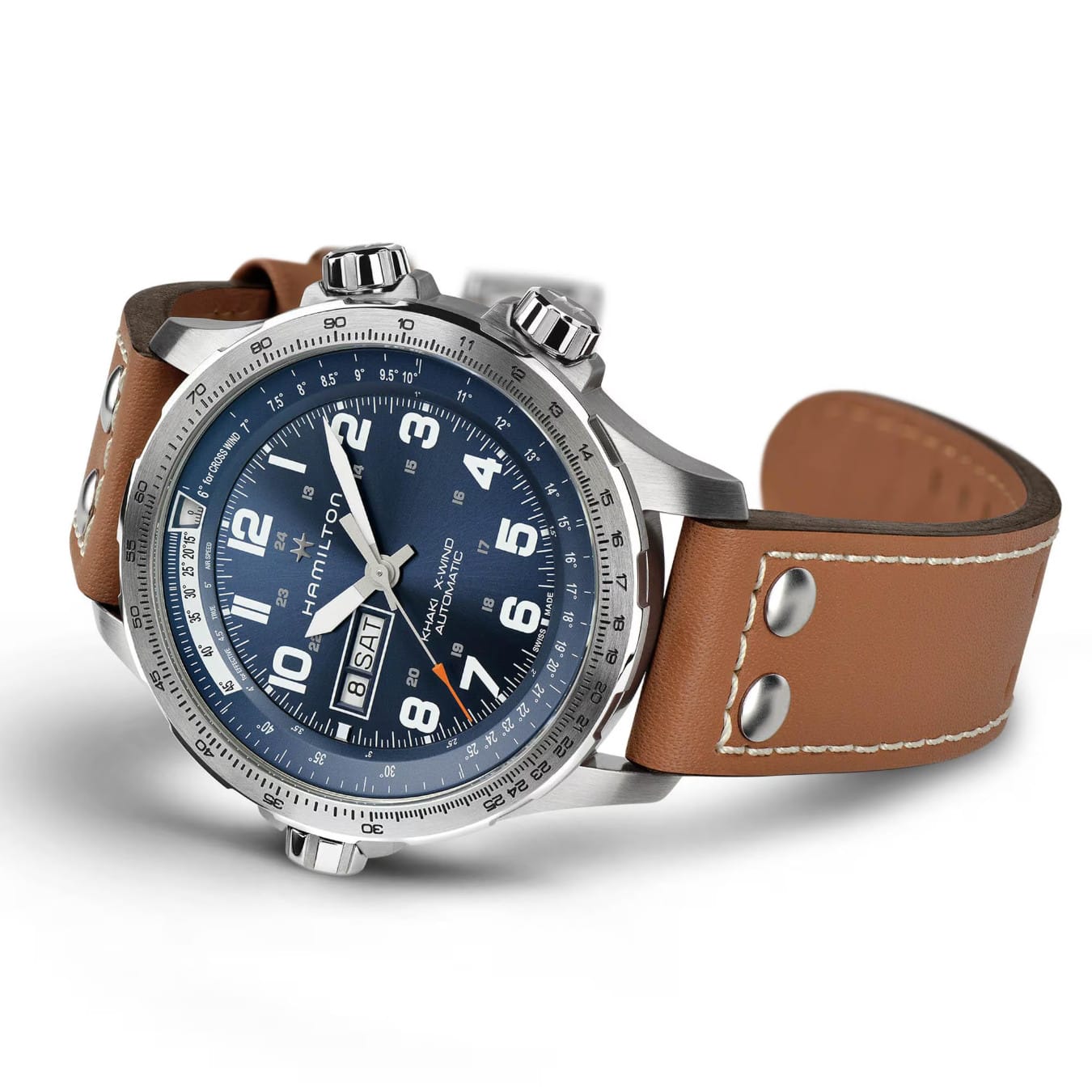 Hamilton H77765541 Khaki Aviation X-Wind Day Date Auto 45mm