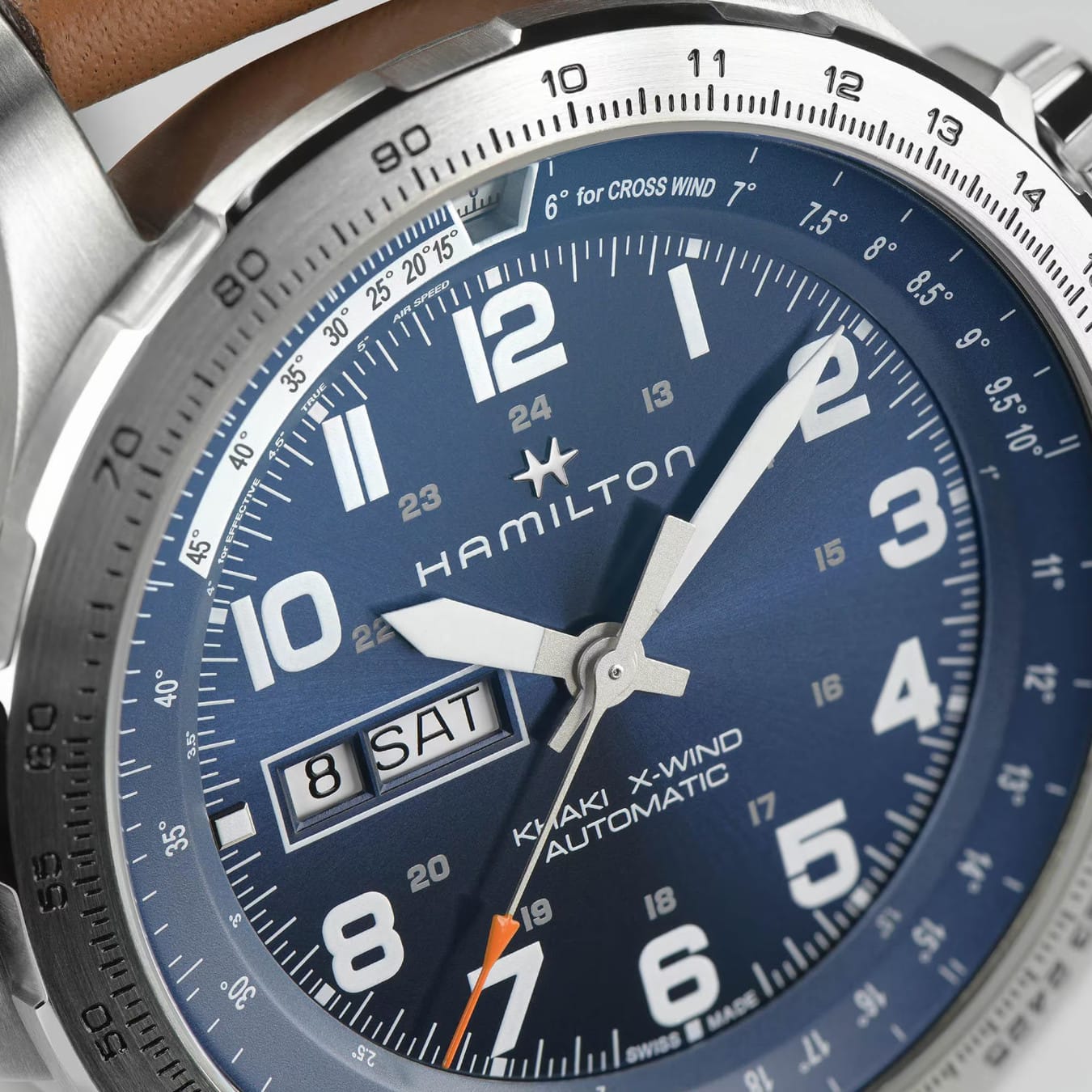 Hamilton H77765541 Khaki Aviation X-Wind Day Date Auto 45mm
