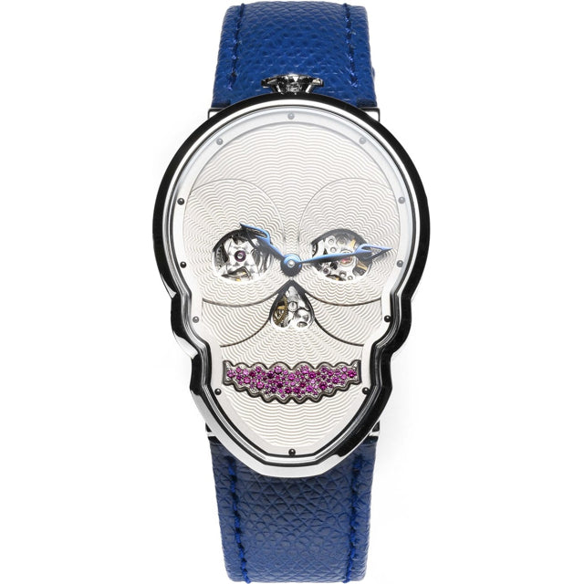 Fiona Krüger Petit Skull Silver Ruby Smile