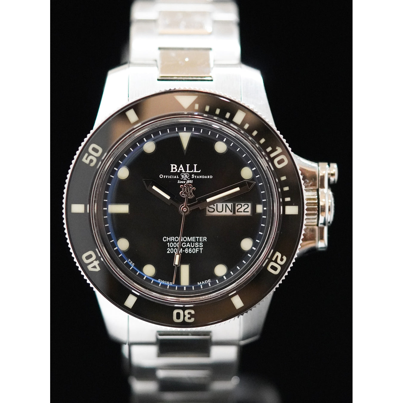 Ball DM2118B-SCJ-BK Engineer Hydrocarbon Original 40mm