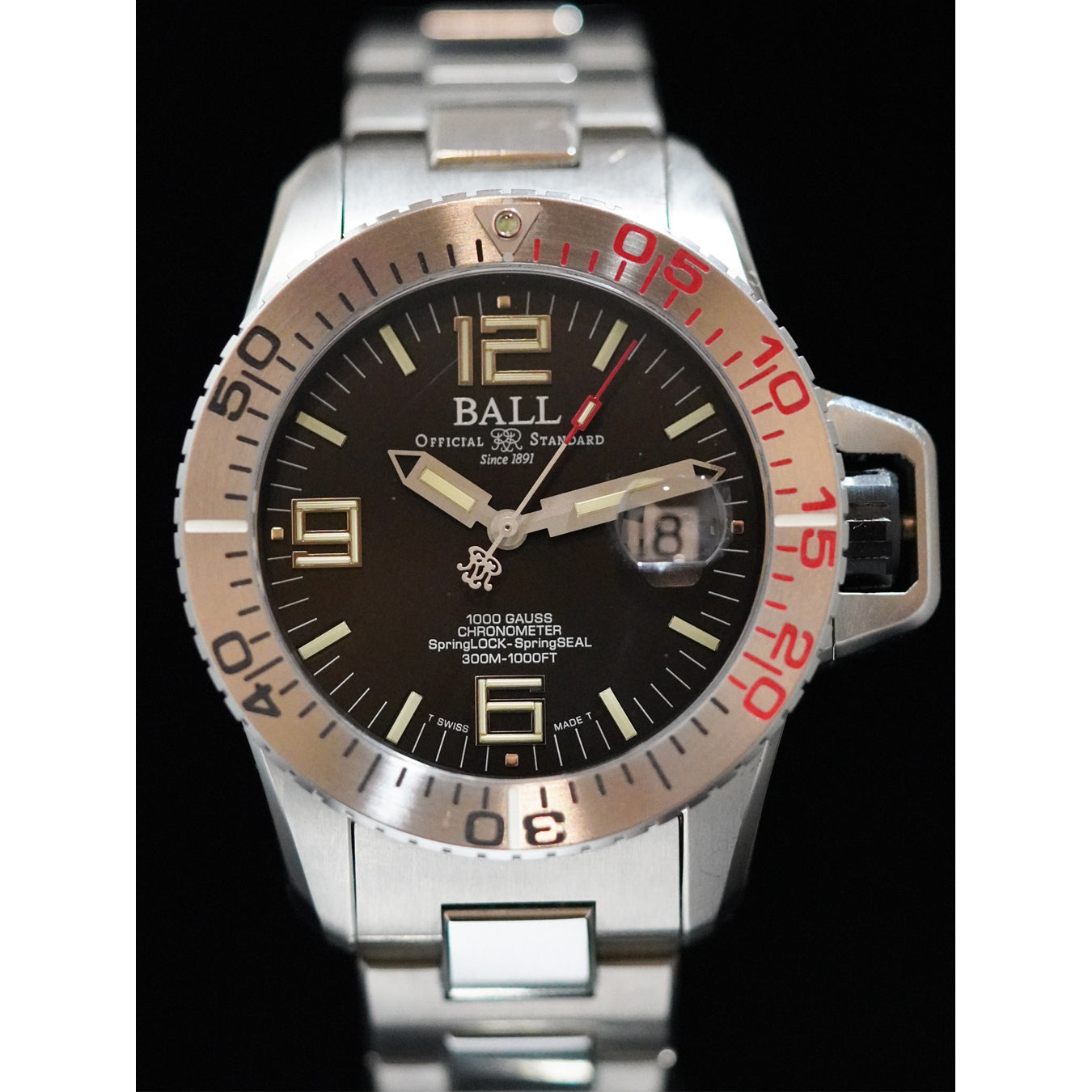 Ball DM3200A-S1C-BK Engineer Hydrocarbon EOD Titanium 42mm