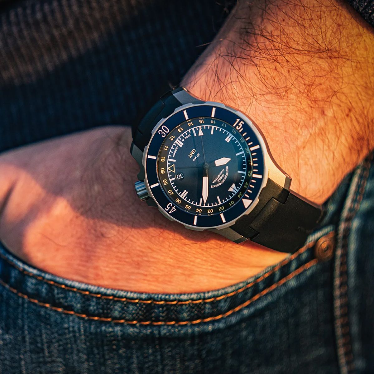 Mühle Glashütte Seebataillon GMT M1-28-62-KB