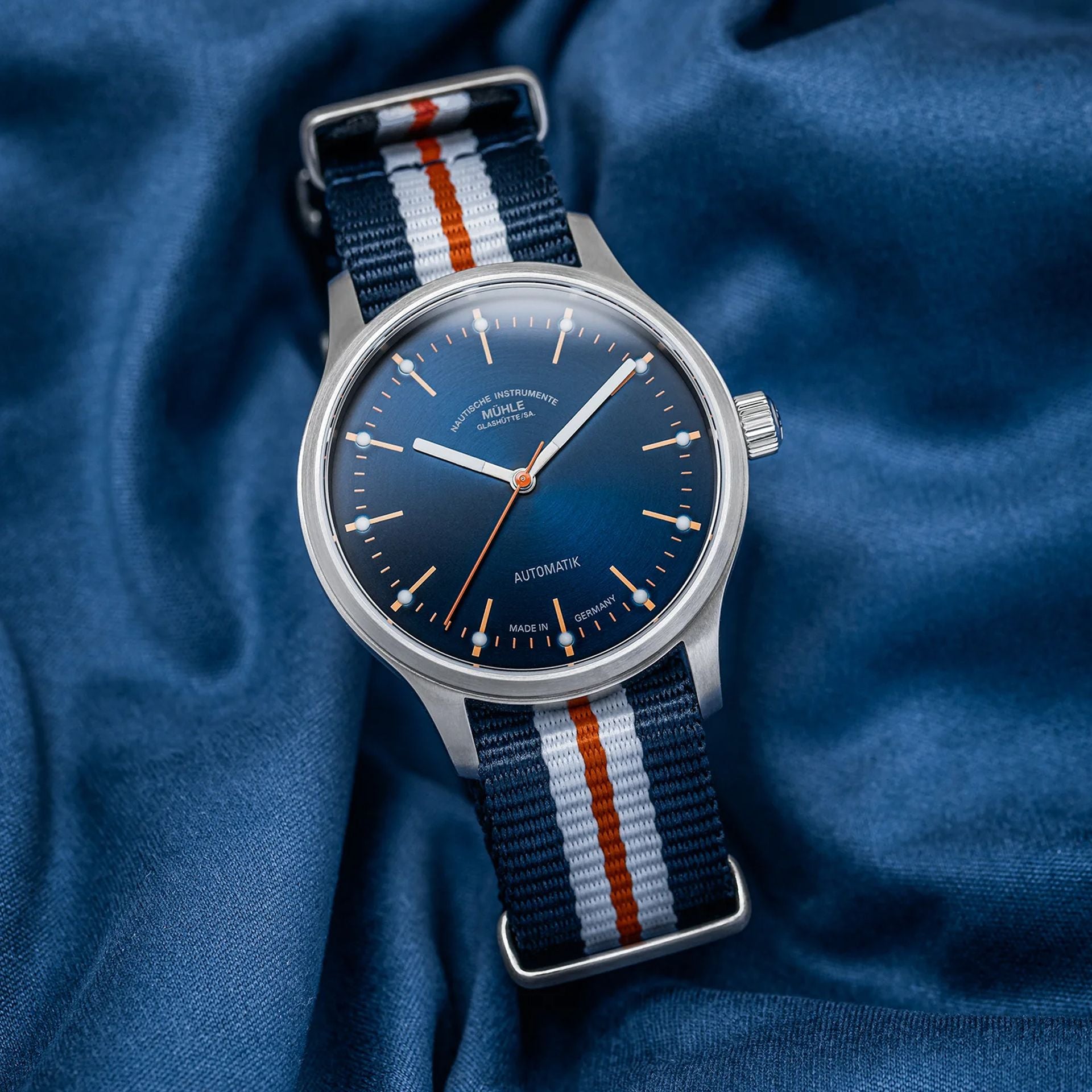 Mühle Glashütte Panova Blau