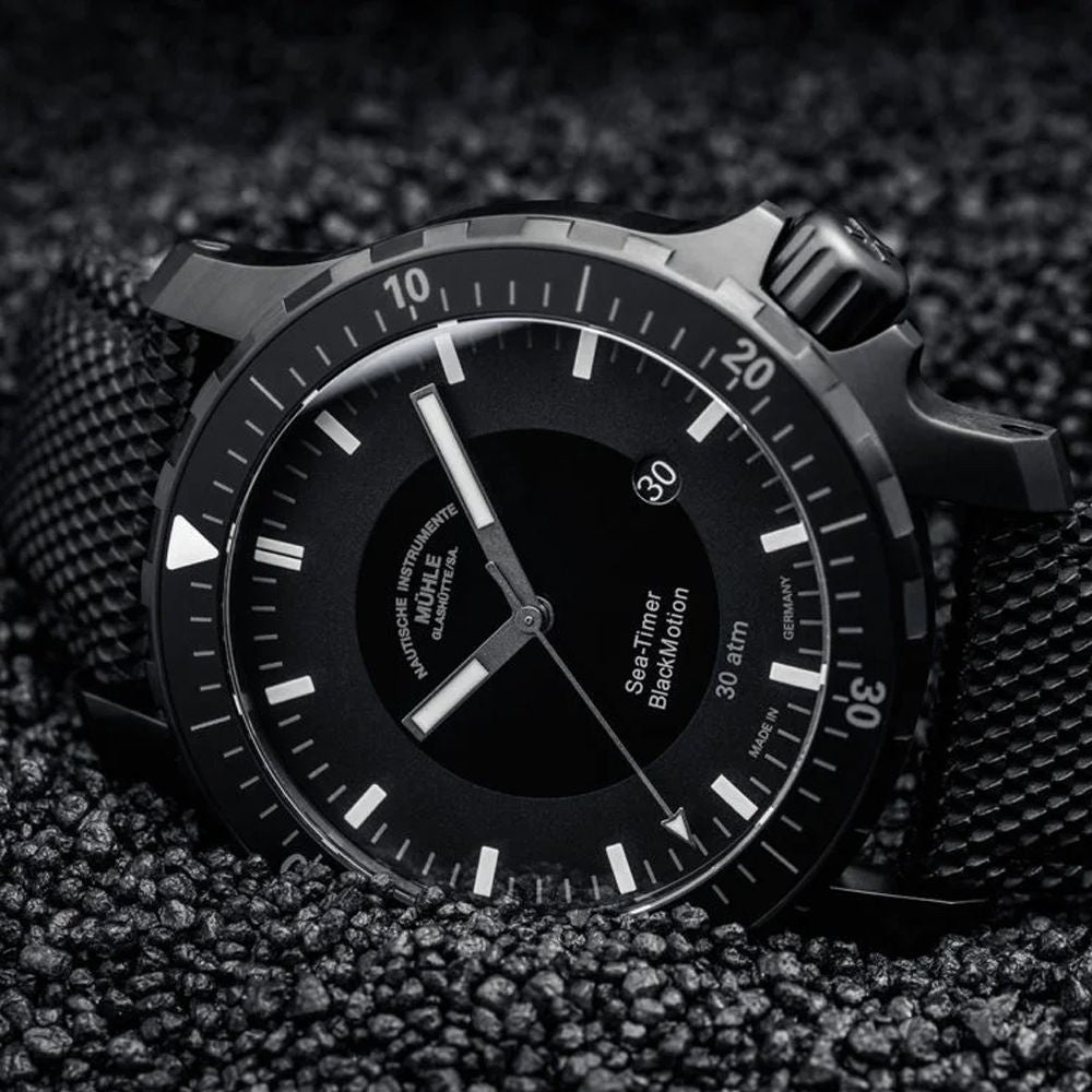 Mühle Glashütte Sea-Timer BlackMotion