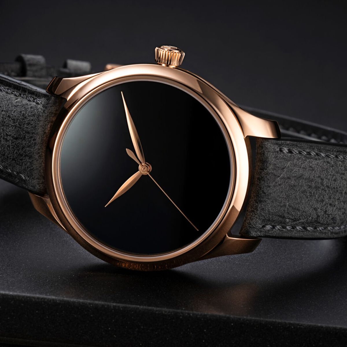 H. Moser & Cie. 1200-0412 Endeavour Centre Seconds Red Gold Vantablack Dial