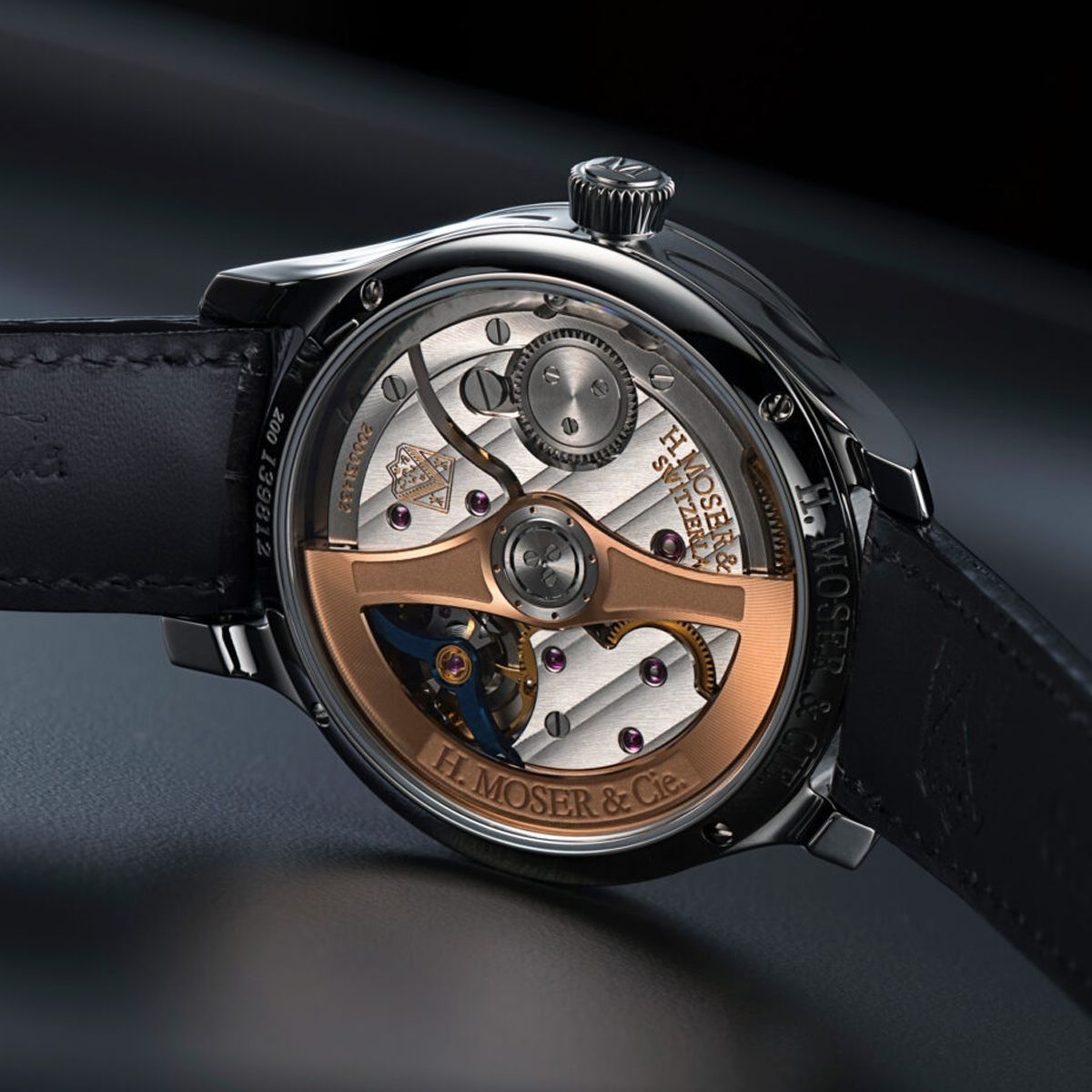 H. Moser & Cie. 1200-1240 Centre Seconds Automatic Steel Türkis Fumé Dial