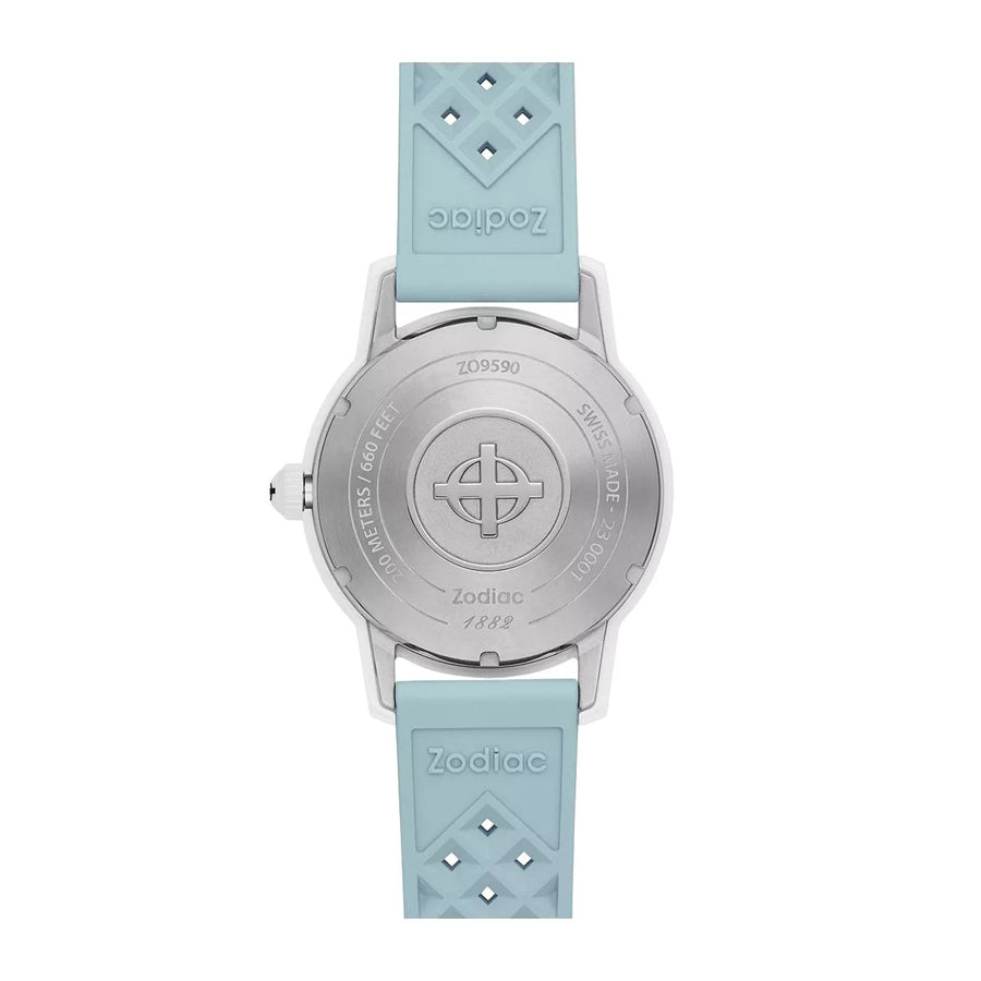 Zodiac ZO9590 Super Sea Wolf Ceramic Edition Blue and White