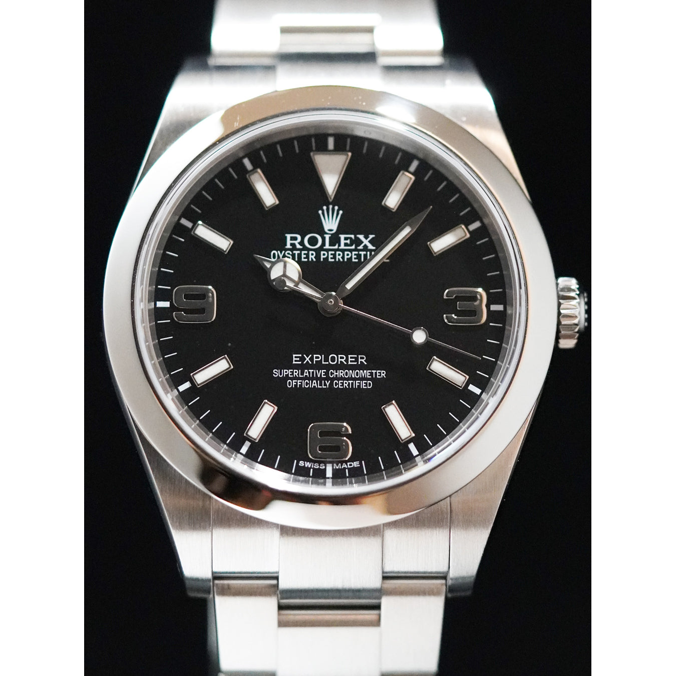 Rolex 214270 Explorer Stainless Steel Black Dial