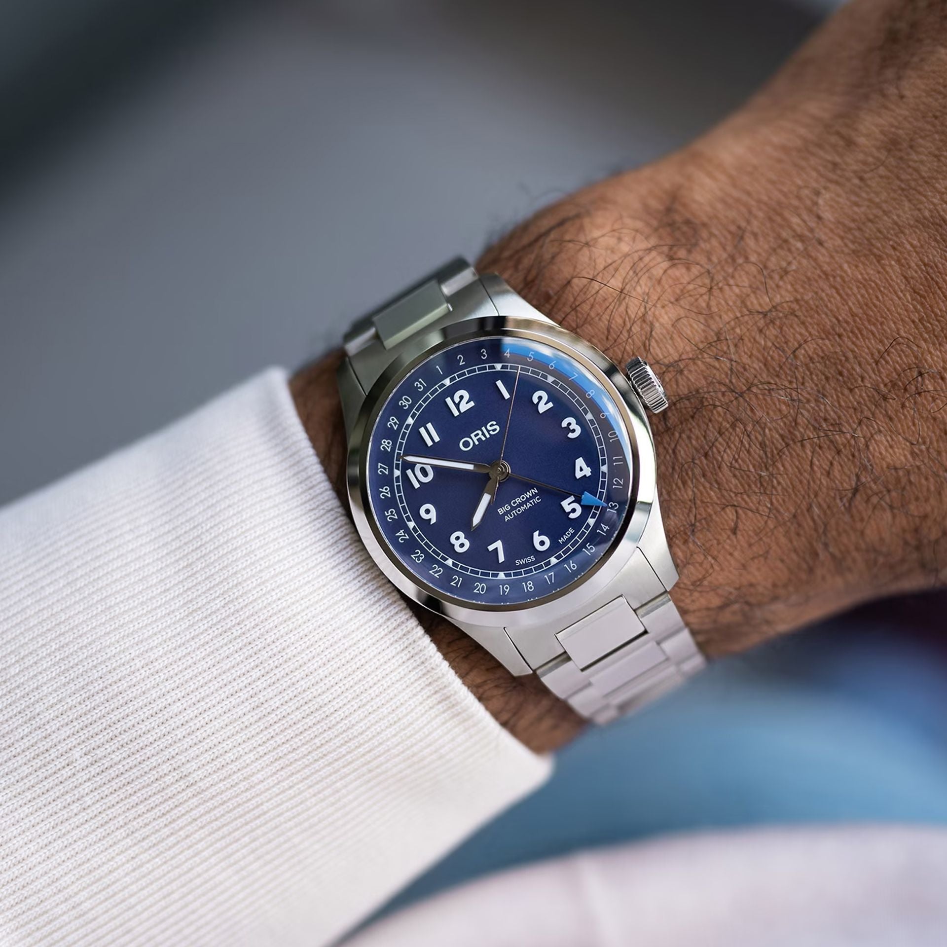 Oris 01 754 7798 4068-07 8 20 06 Big Crown Pointer Date
