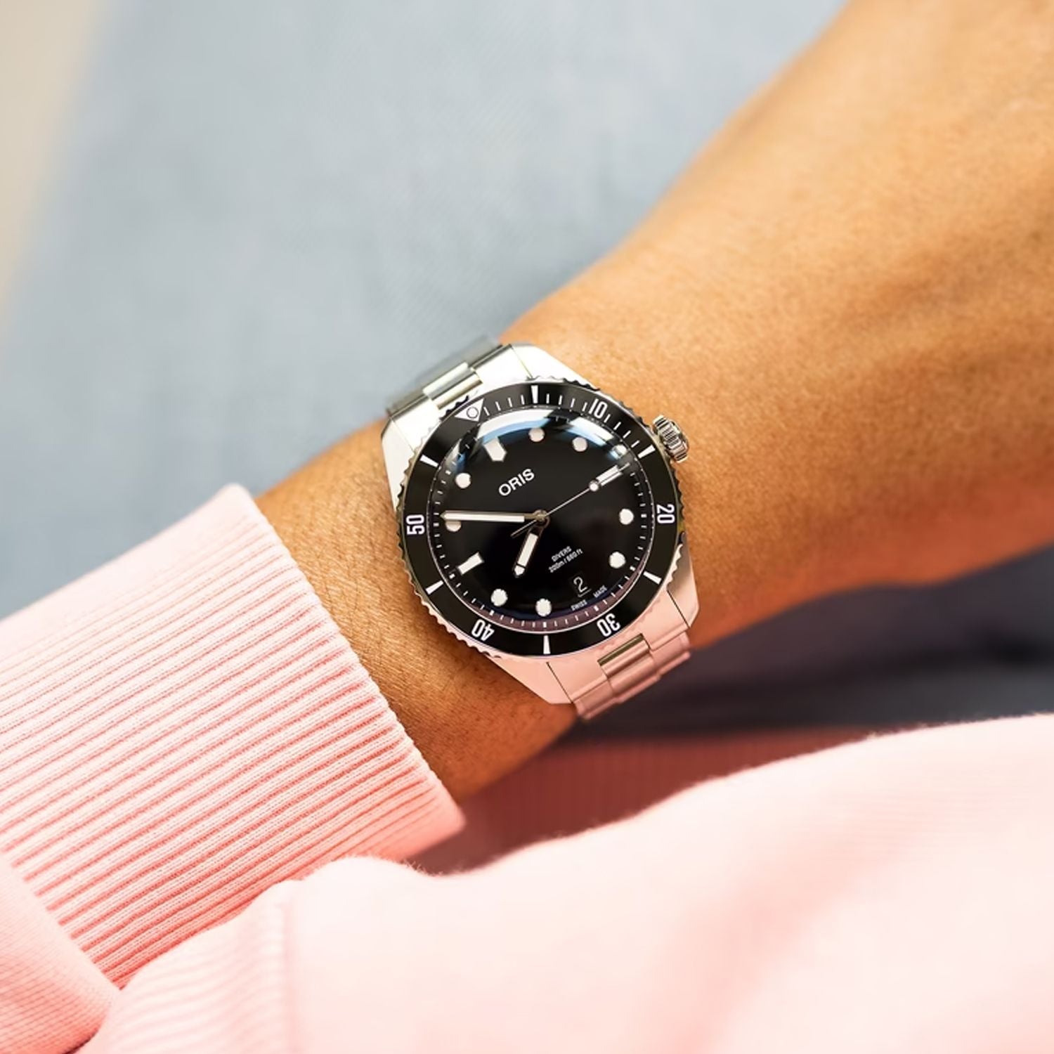 Oris 01 733 7795 4054-Set Divers Date