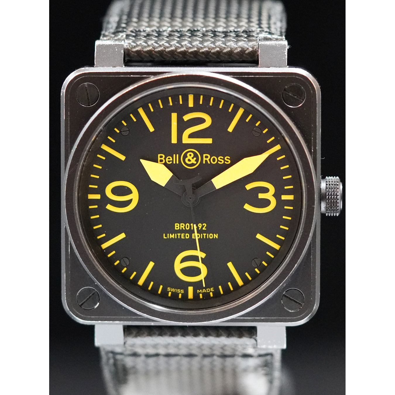 Bell & Ross BR01-92 Aviation Heritage Limited Edition Black & Yellow Dial