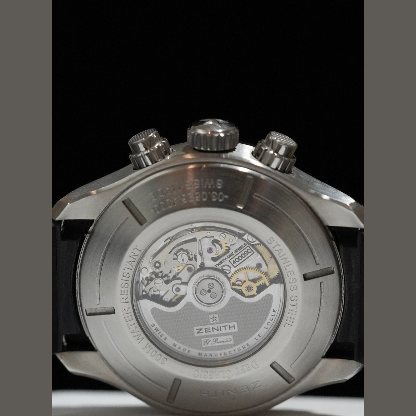 Zenith 03.0526.4000 El Primero Defy Black Dial