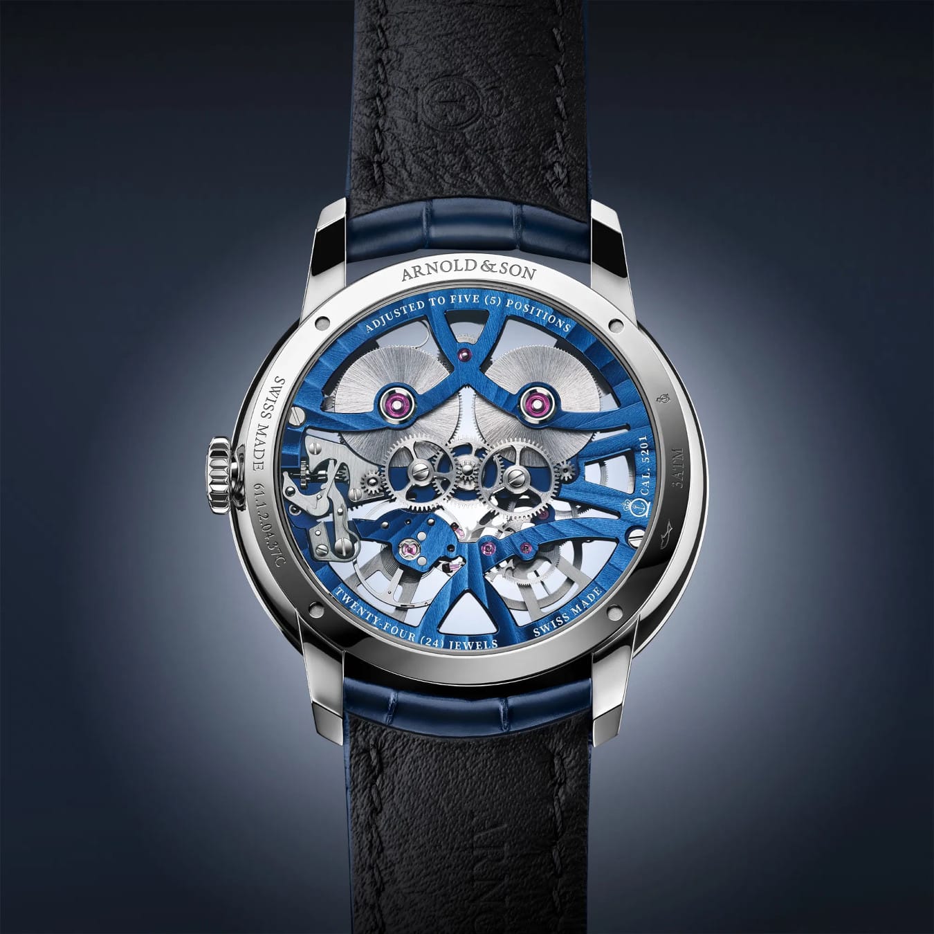 Arnold & Son 1NEGS.U01A.K0243S Nebula 40 Steel