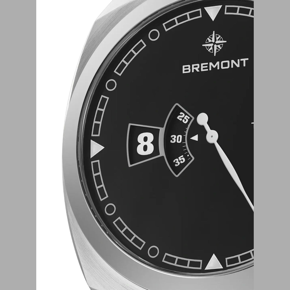 Bremont TN40-JH-SS-BK-B Terra Nova Jumping Hour On Bracelet