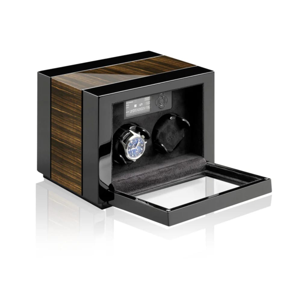 Buben & Zorweg VANTAGE 2 Macassar High Gloss Watch Winder