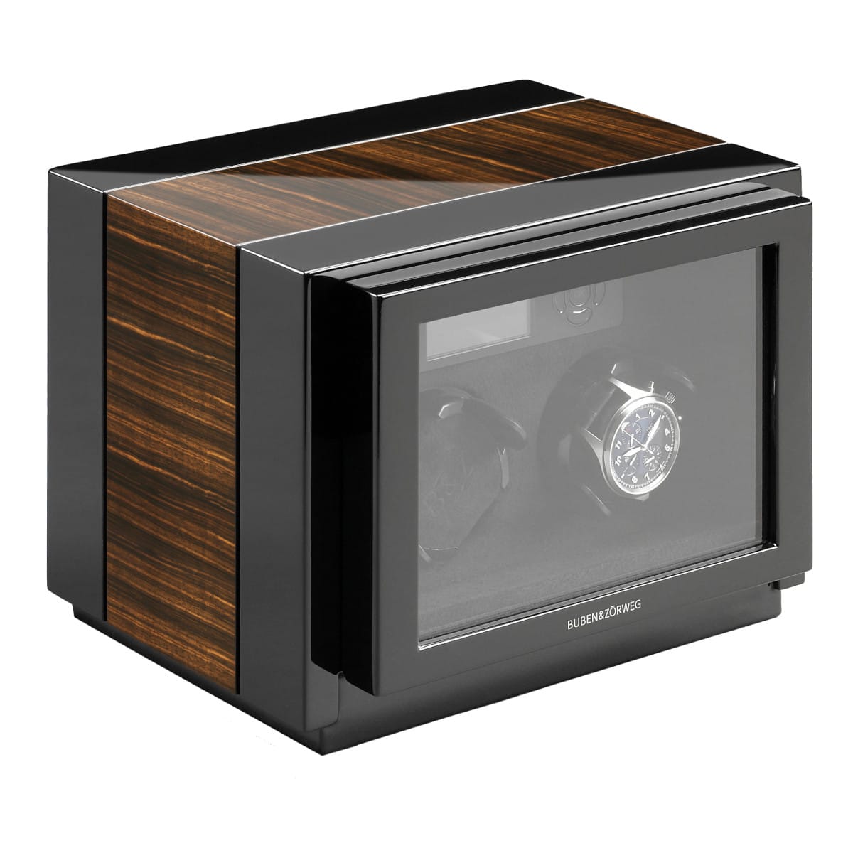 Buben & Zorweg VANTAGE 2 Macassar High Gloss Watch Winder